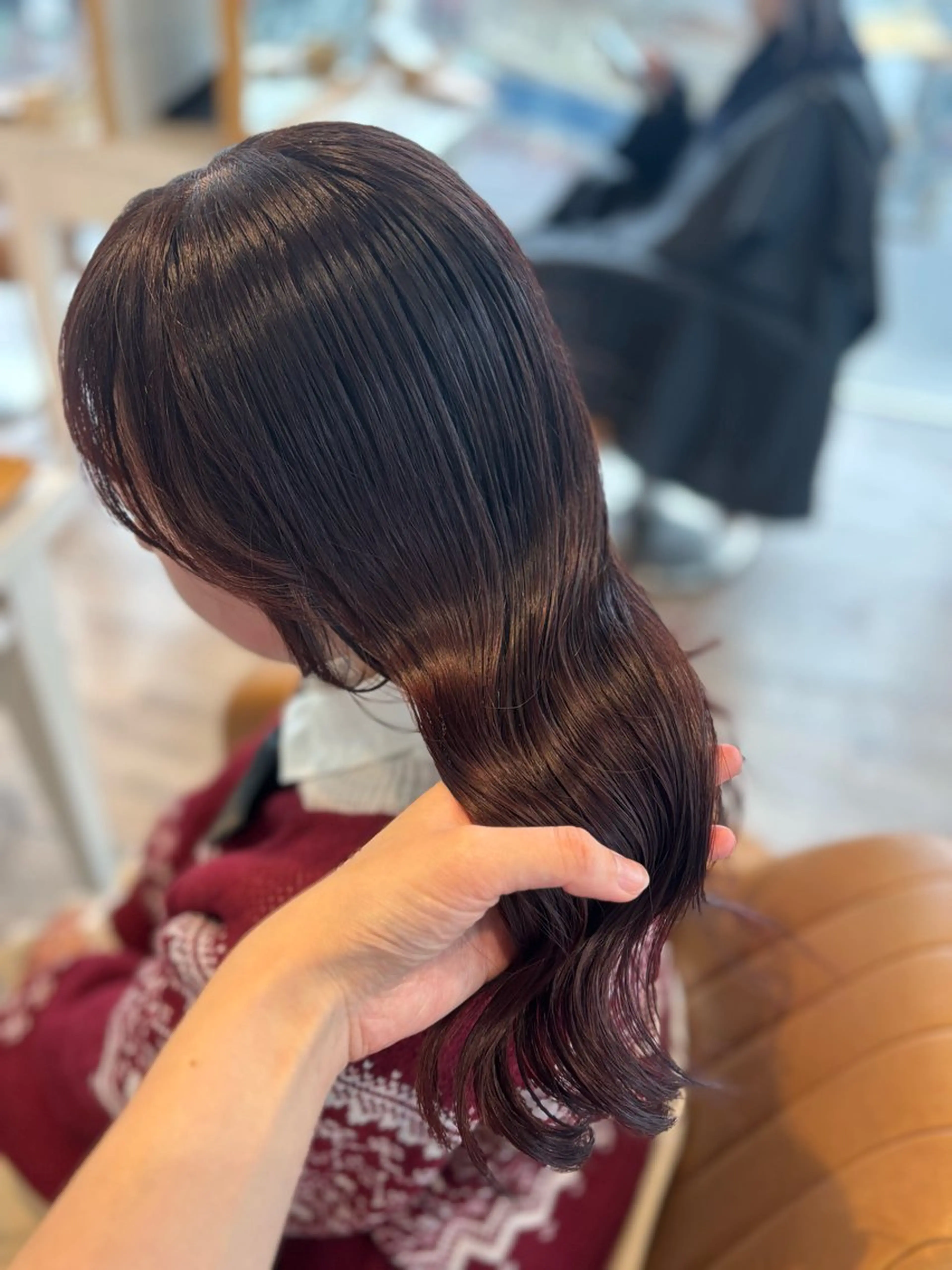 ロング カラー カット ヘアカラー トリートメント yui🥀/ボブ /ブリーチなしカラーのヘアスタイル