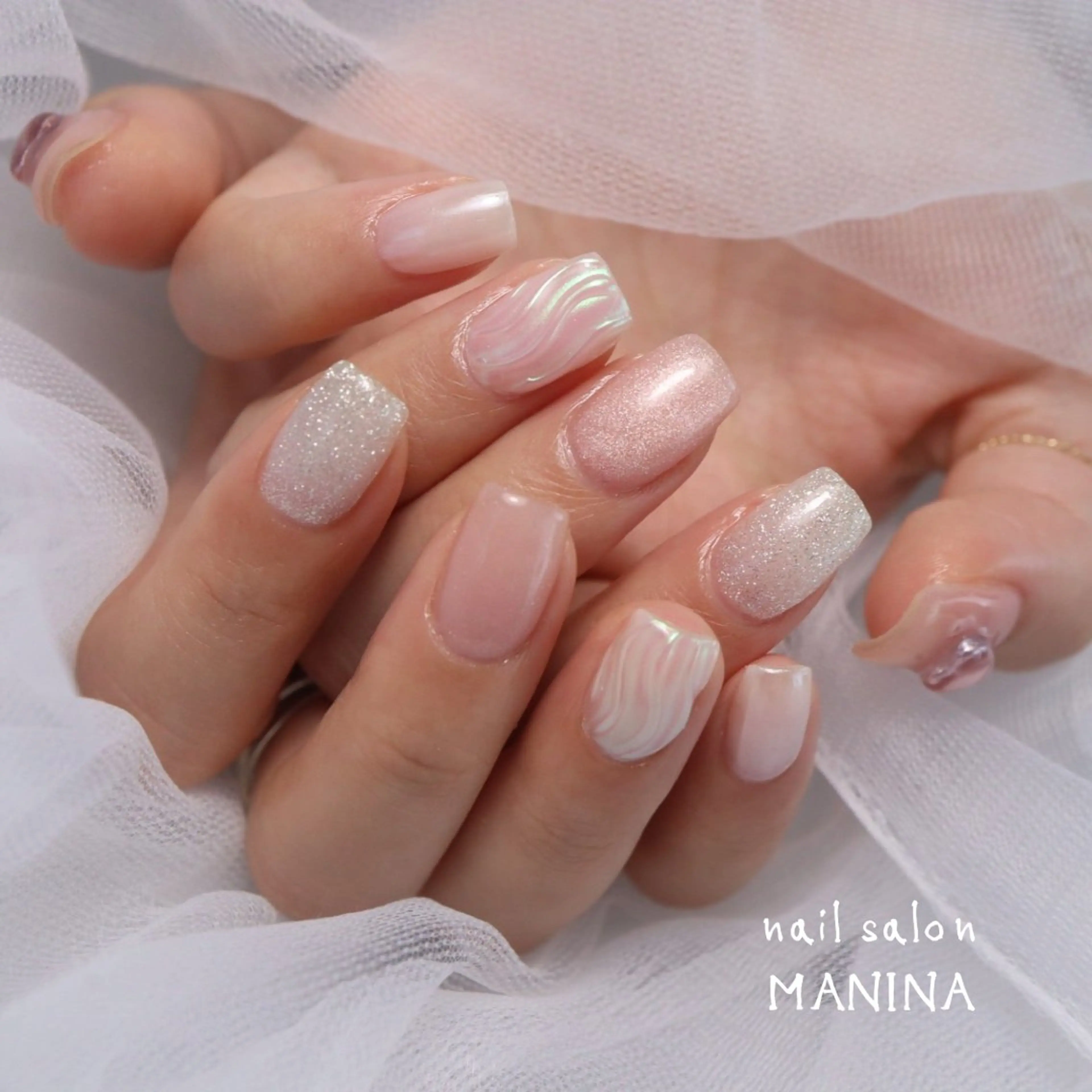 ネイル nailsalon Manina齋藤愛美のネイルデザイン