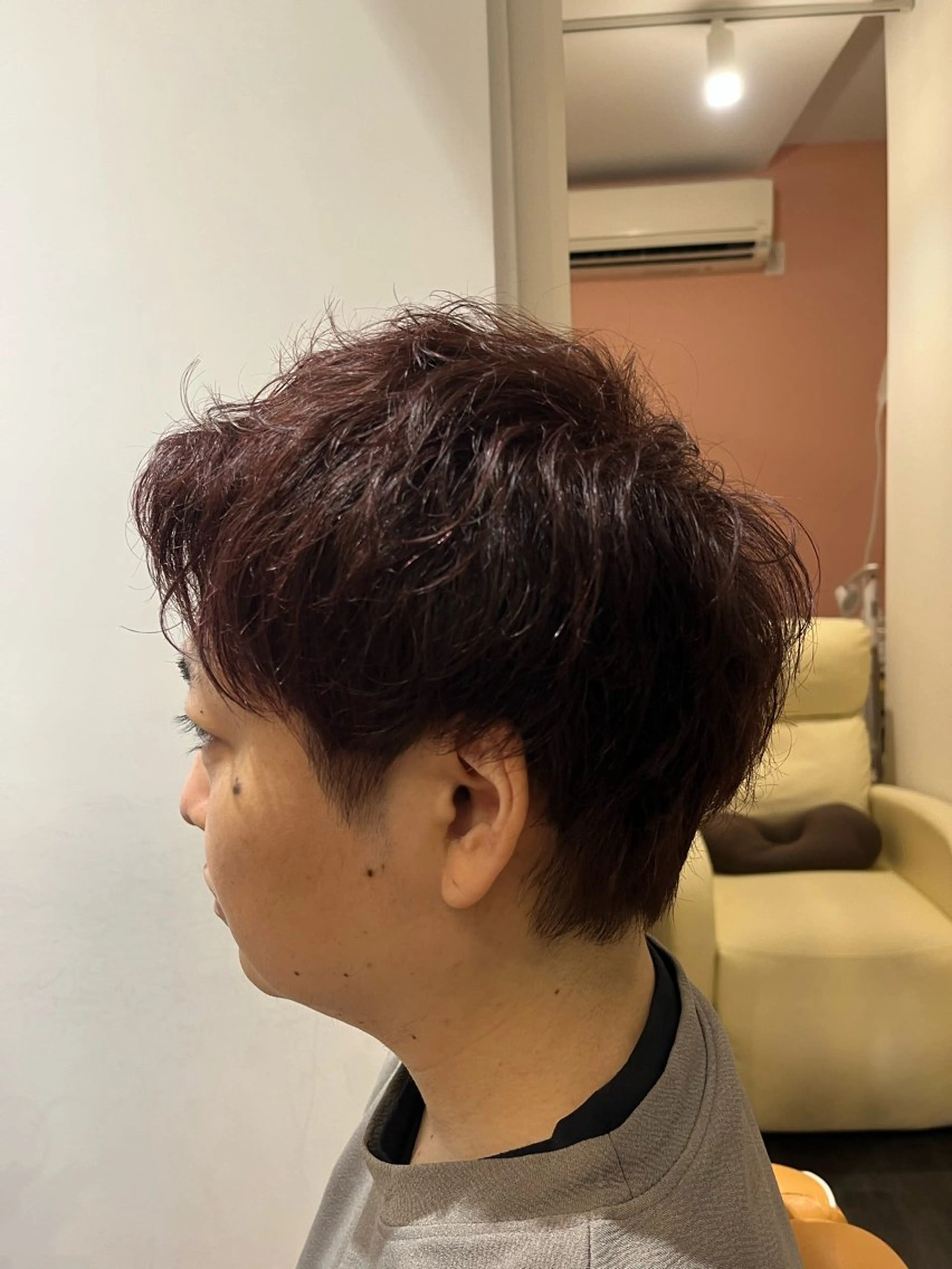 ショート カラー メンズ 【大人髪】men's パーマ/潤艶髪のヘアスタイル