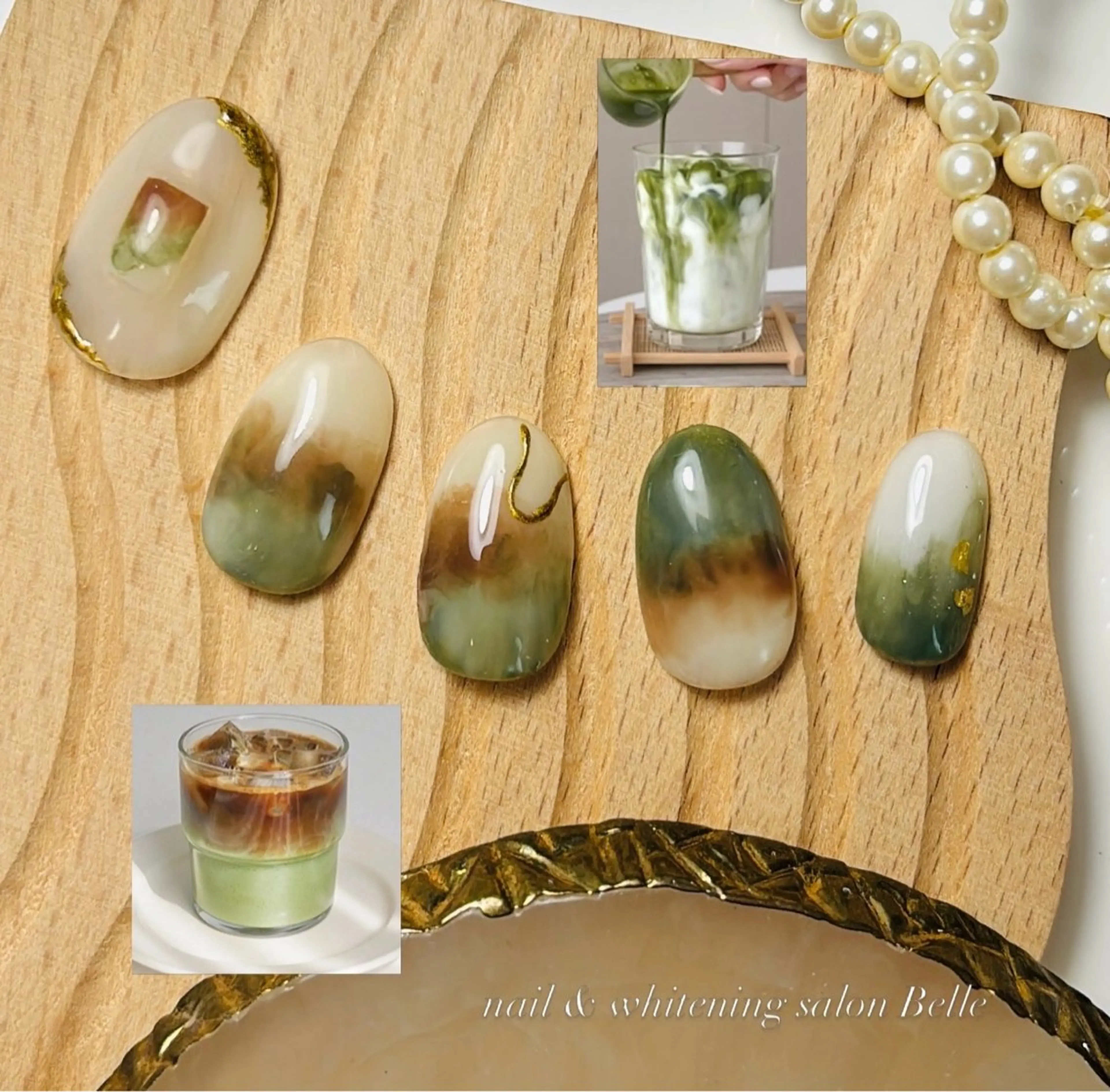 ネイル 韓国ネイル ニュアンスネイル ハンドネイル Belle　ネイル＆ ホワイトニングサロンのネイルデザイン