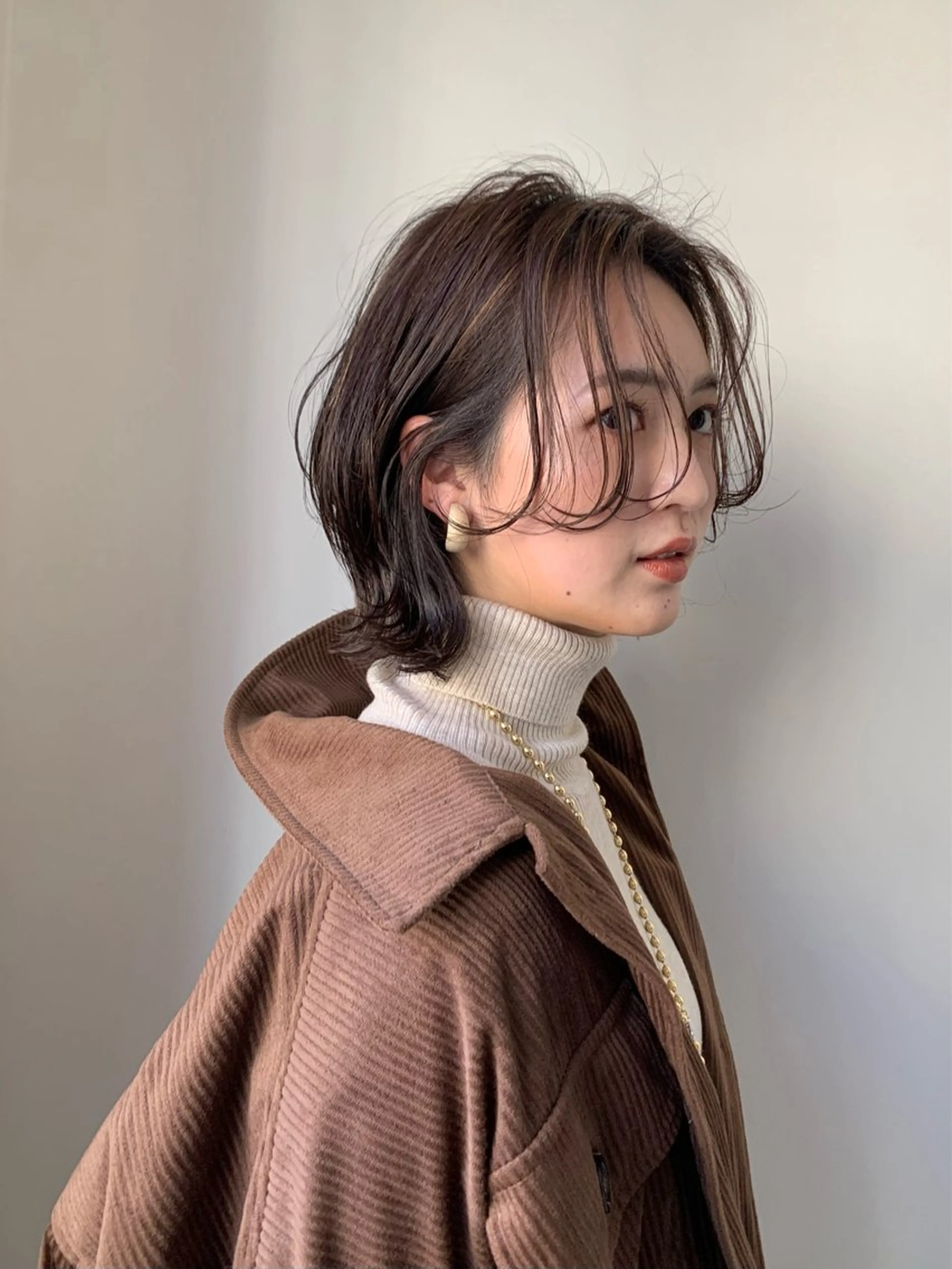 ショート カラー ハイライトカラー ハイライト カット ヘアカラー トリートメント サソウ ユリエ🥥のヘアスタイル