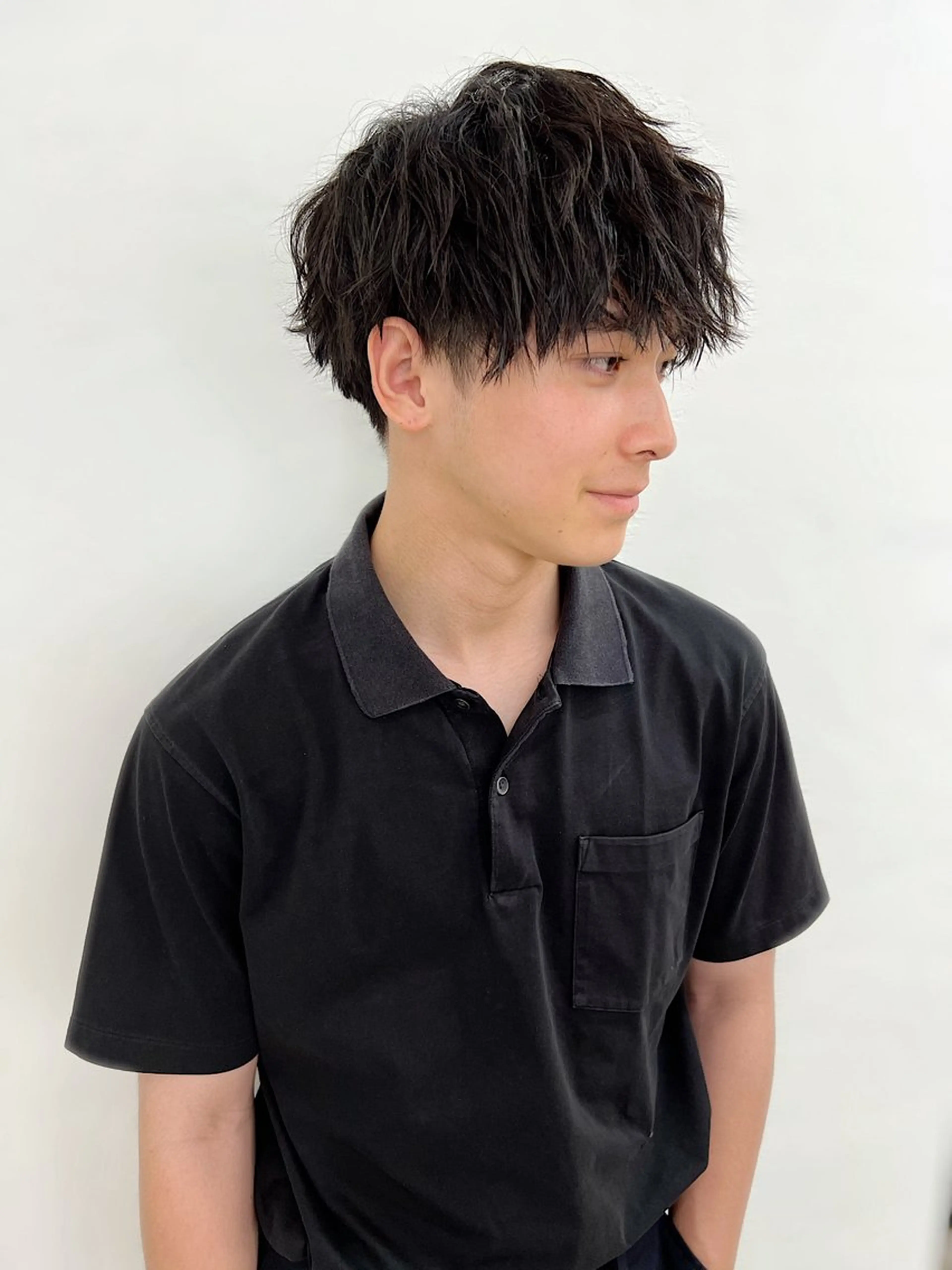 カラー パーマ メンズ メンズパーマ SE ITAのヘアスタイル