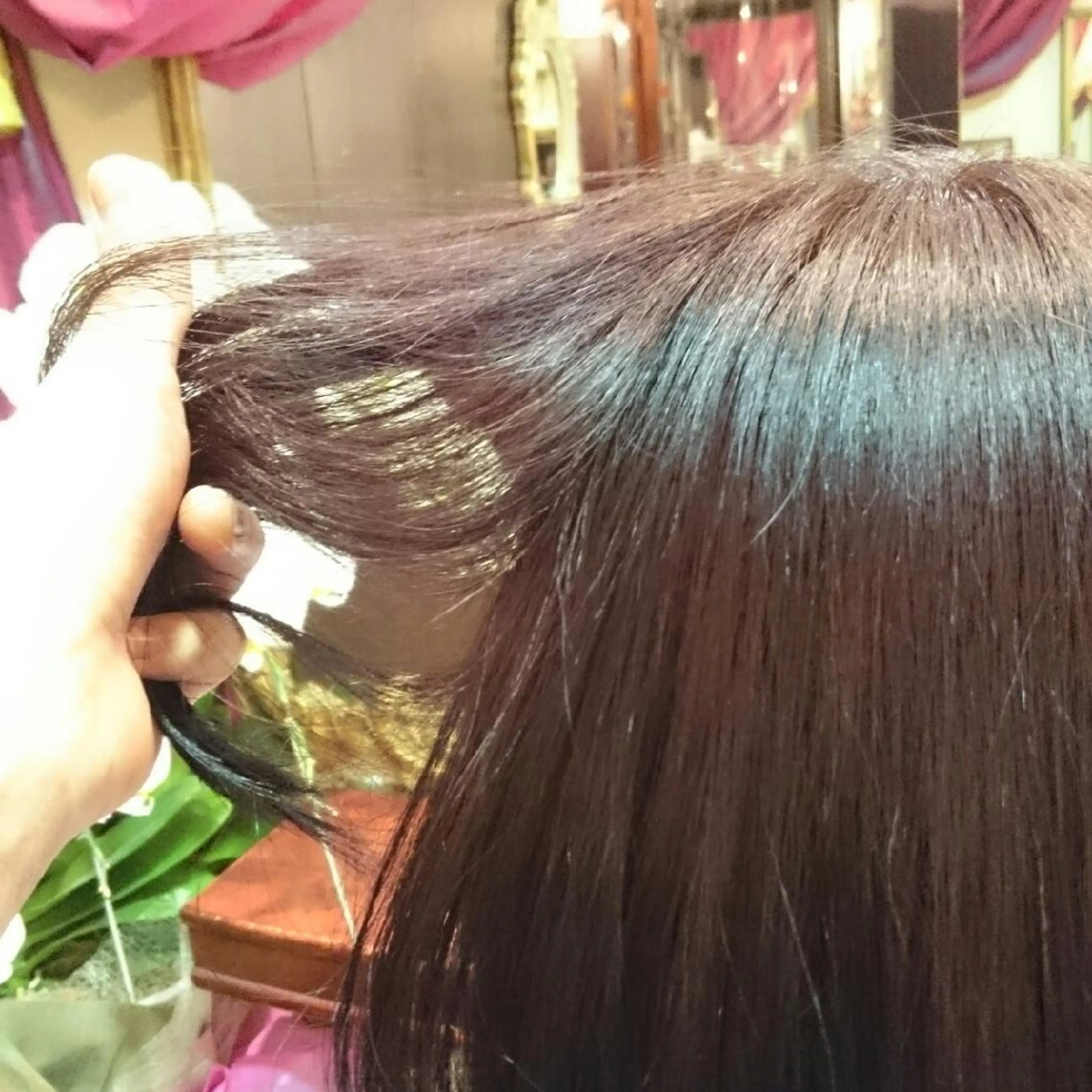 ミディアム カラー ブラウンカラー ピンクカラー ピンクブラウン 艶髪✨ハイトーン ✨ホワイト✨北宗一郎のヘアスタイル