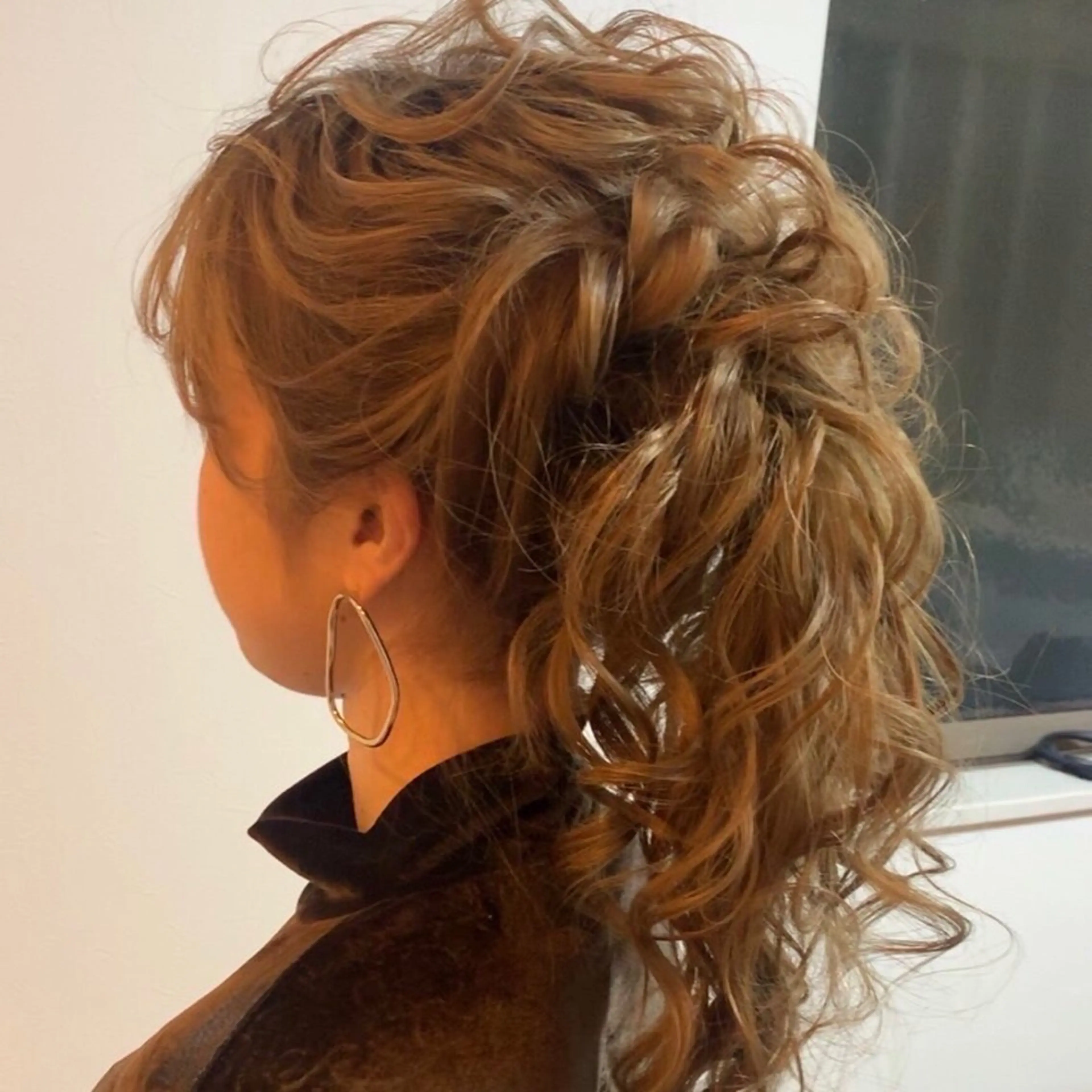 ロング ヘアセット ヘアセットサロン lightupのヘアスタイル