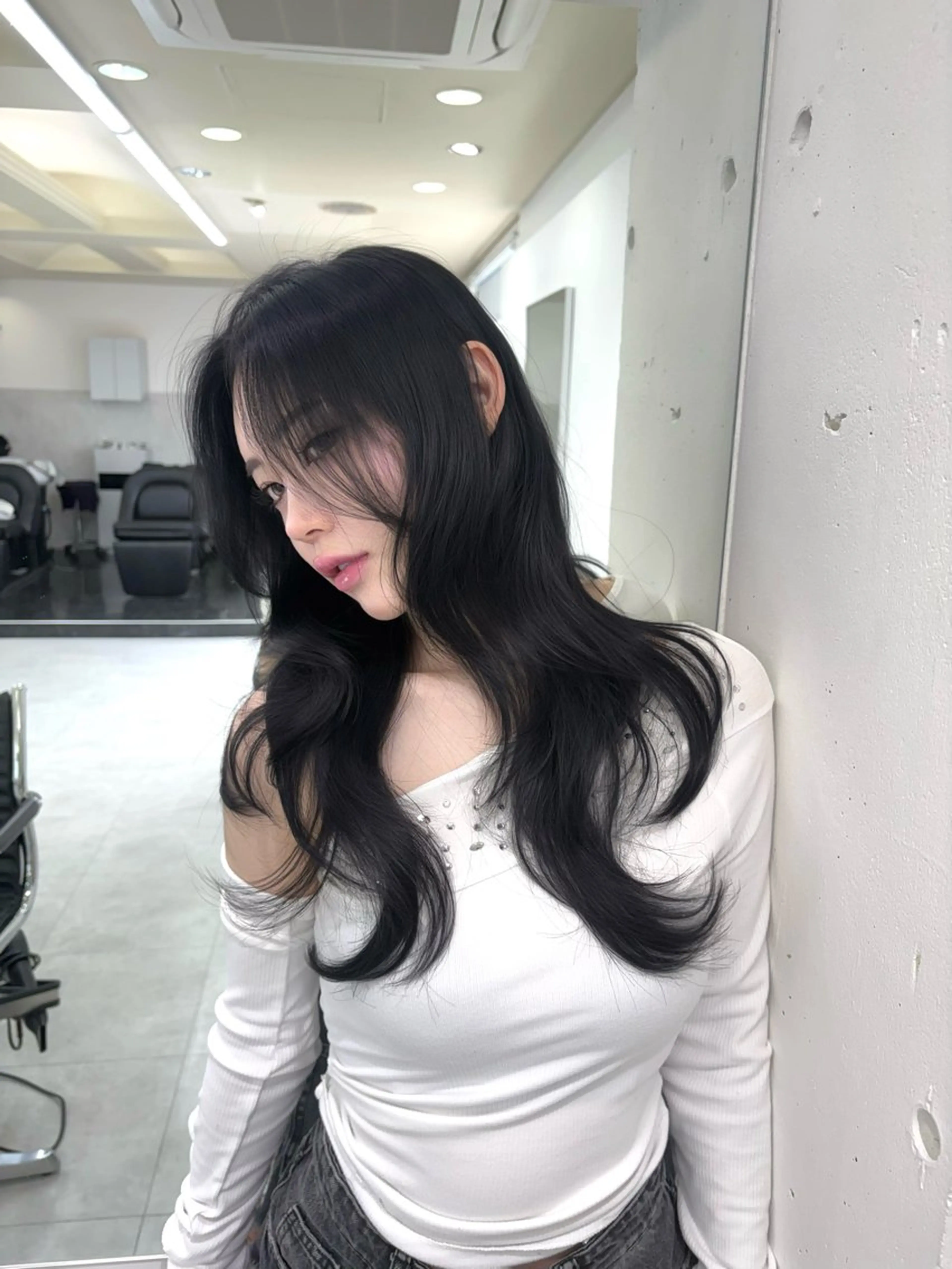 ロング カラー ATRA所属・ワンホン級艶髪 🤍𝑀𝐼𝐻𝑂のヘアスタイル