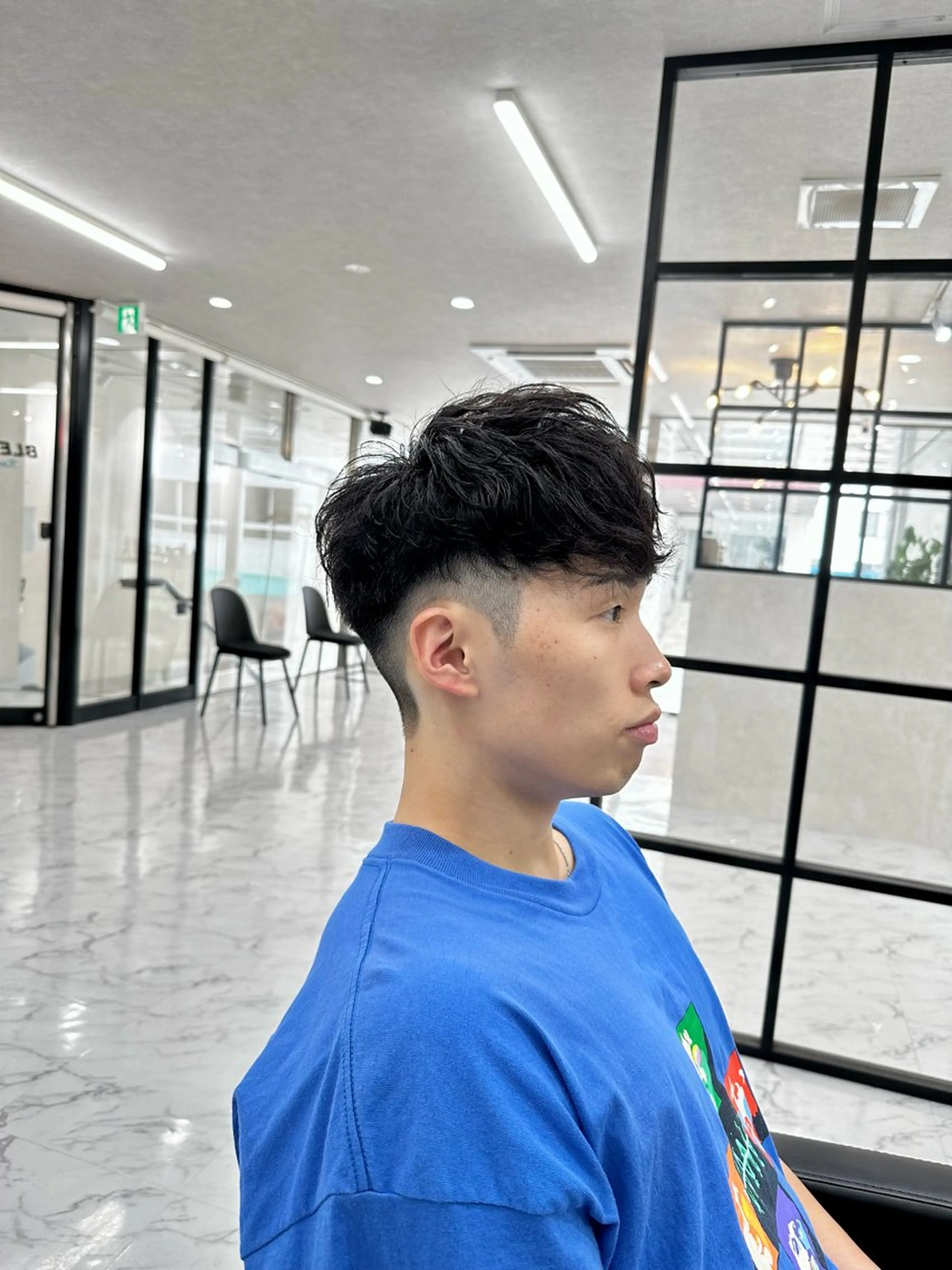 パーマ メンズ スペインカール カット パーマ 🔥メンズ専門🔥 永長　涼のヘアスタイル