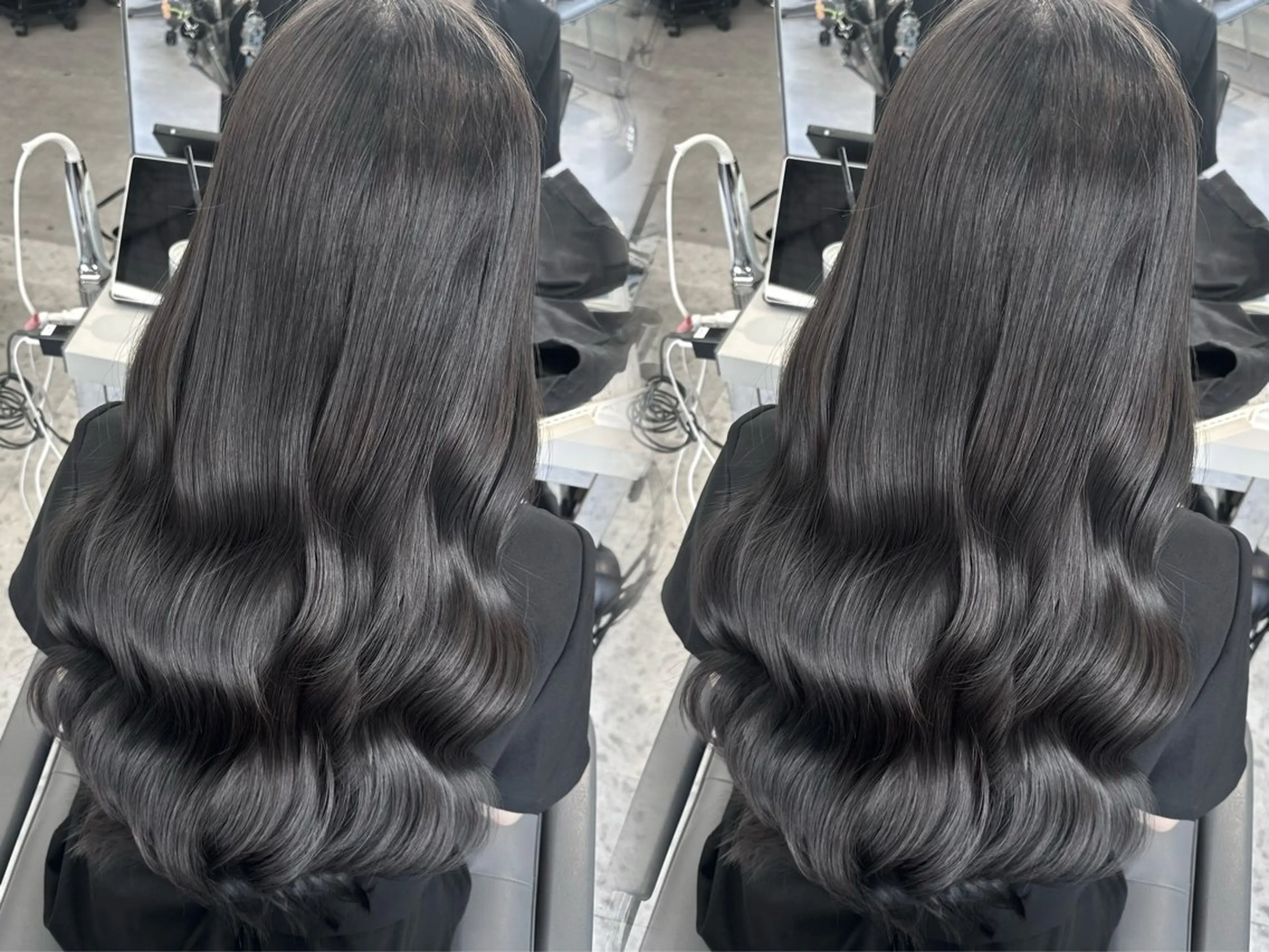 ロング カラー カット ヘアカラー トリートメント 渋谷韓国ヘア🇰🇷 SAYAKA🩶ᩚのヘアスタイル