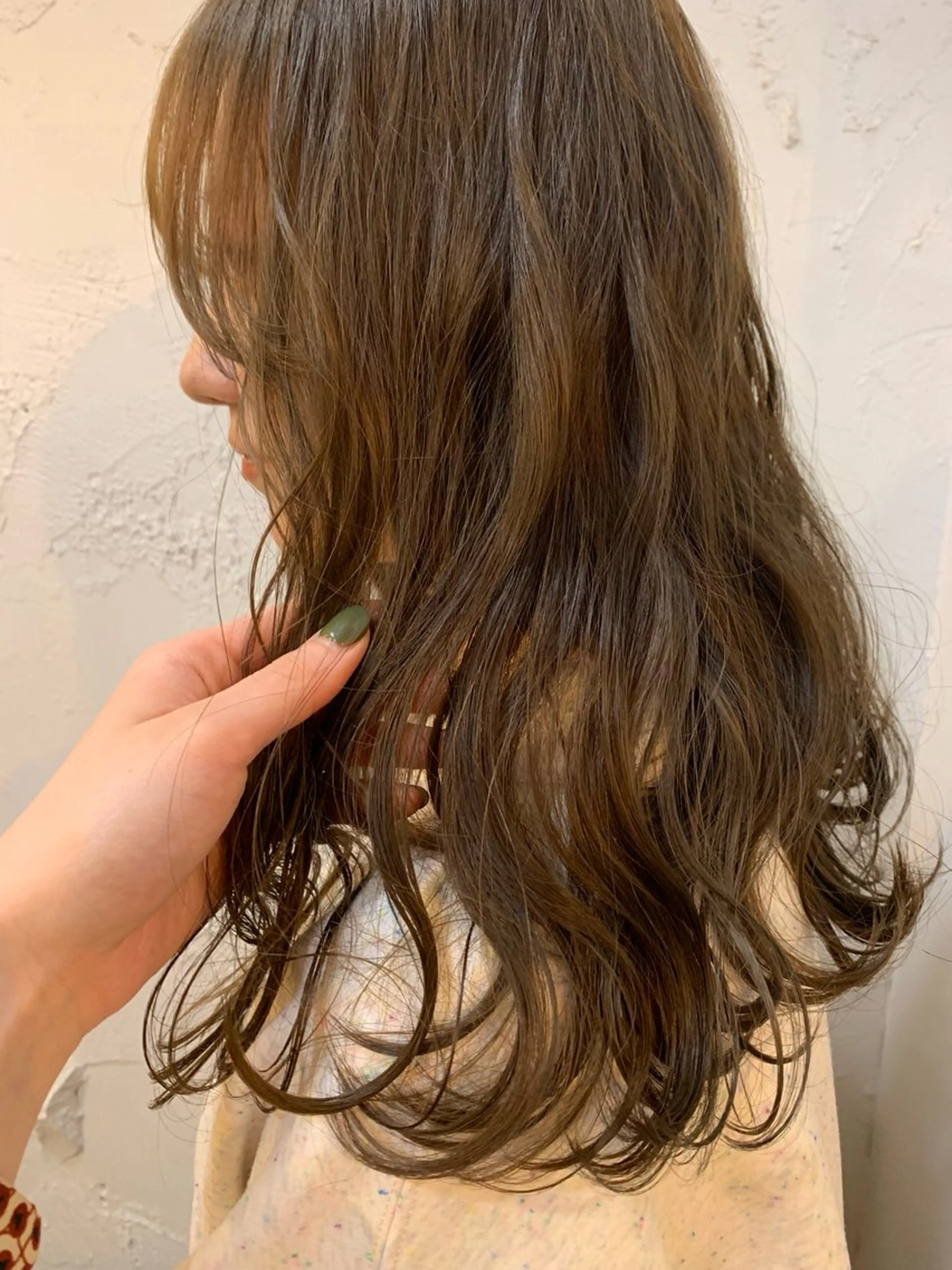 セミロング カラー 渋谷/透明感カラー chisaのヘアスタイル