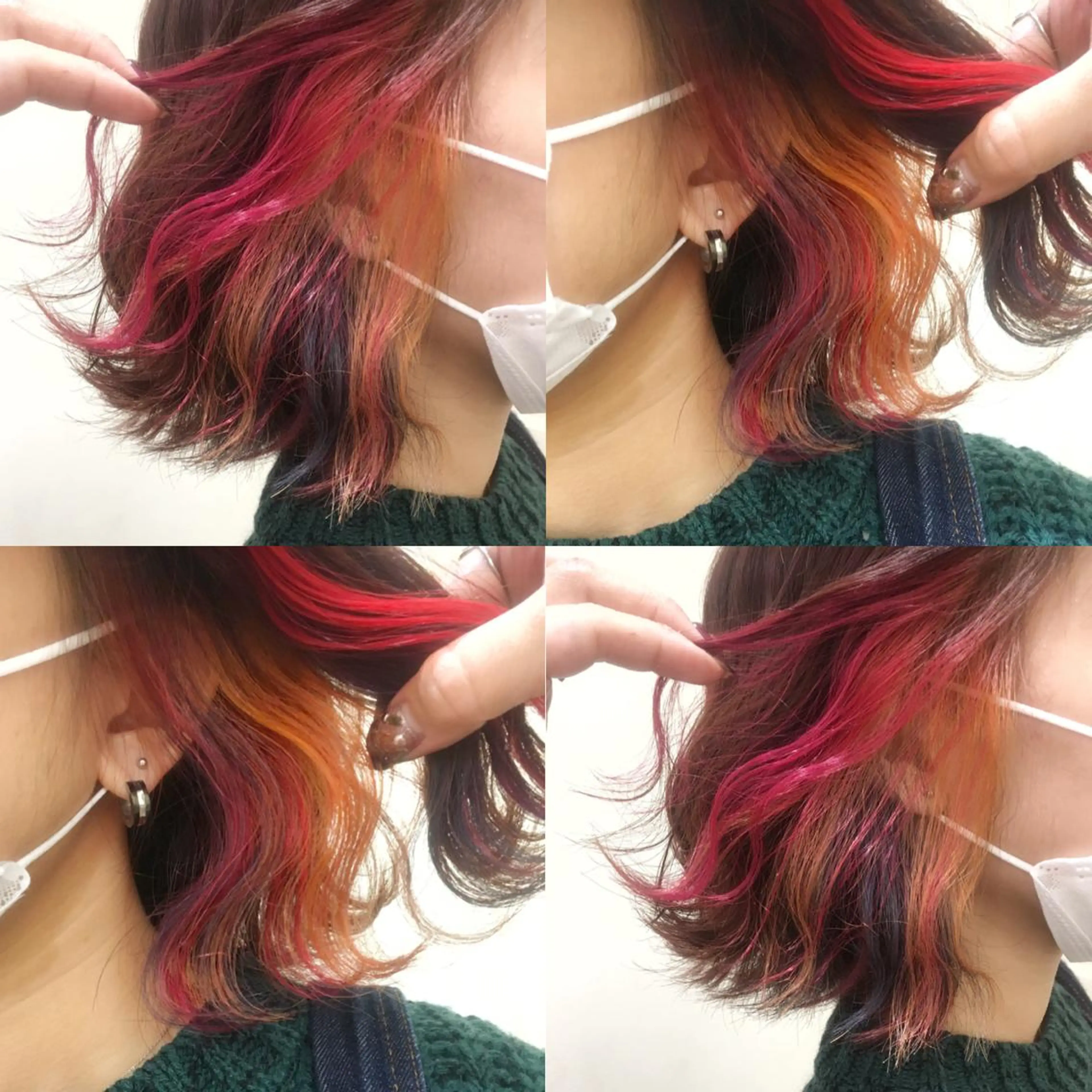 ショート カラー パーマ ヘアアレンジ ネイル マツエク・マツパ 代表🎀 ふわモテ愛 され髪🩷yumiのヘアスタイル