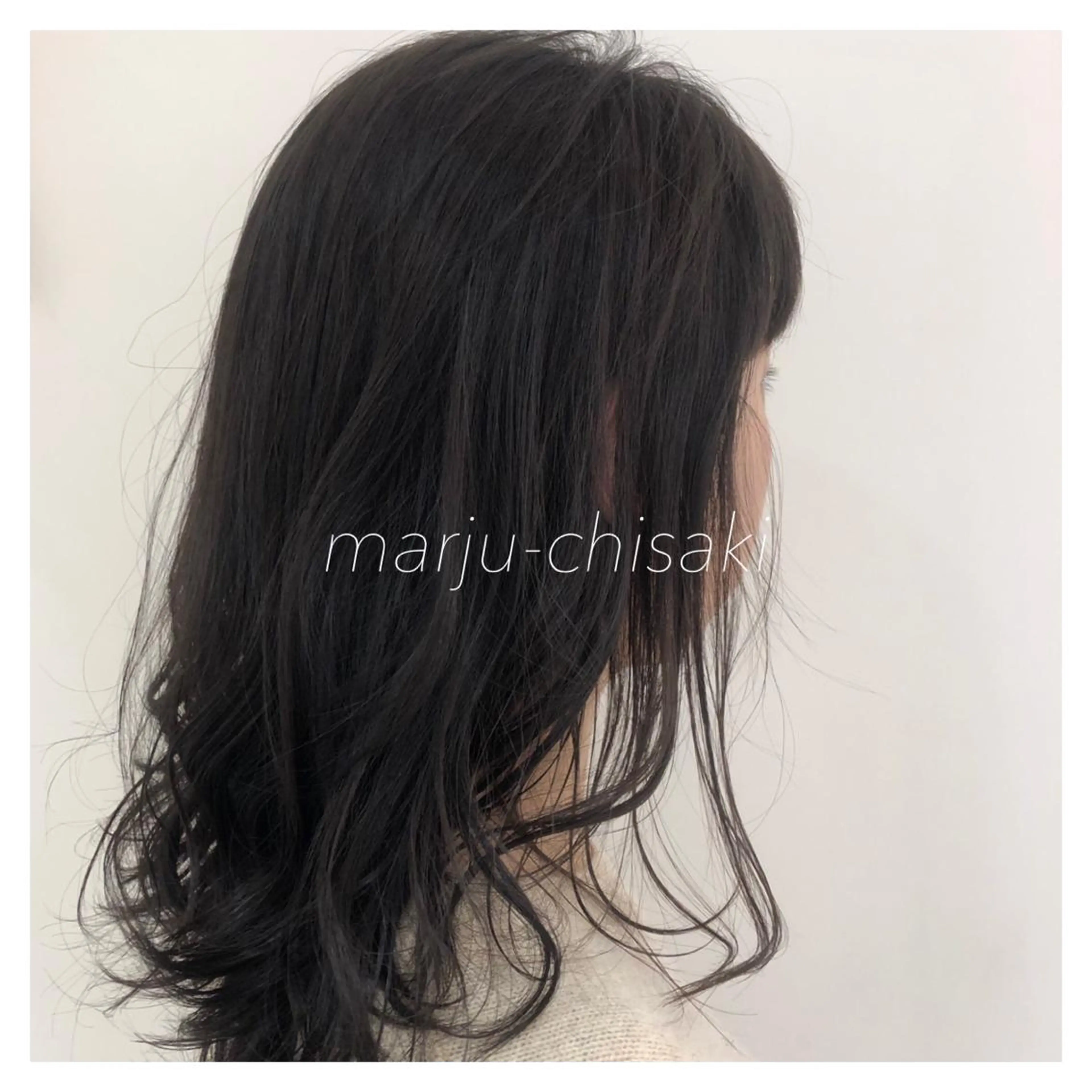 レイヤーカット/ ハイライト　千咲季のヘアスタイル