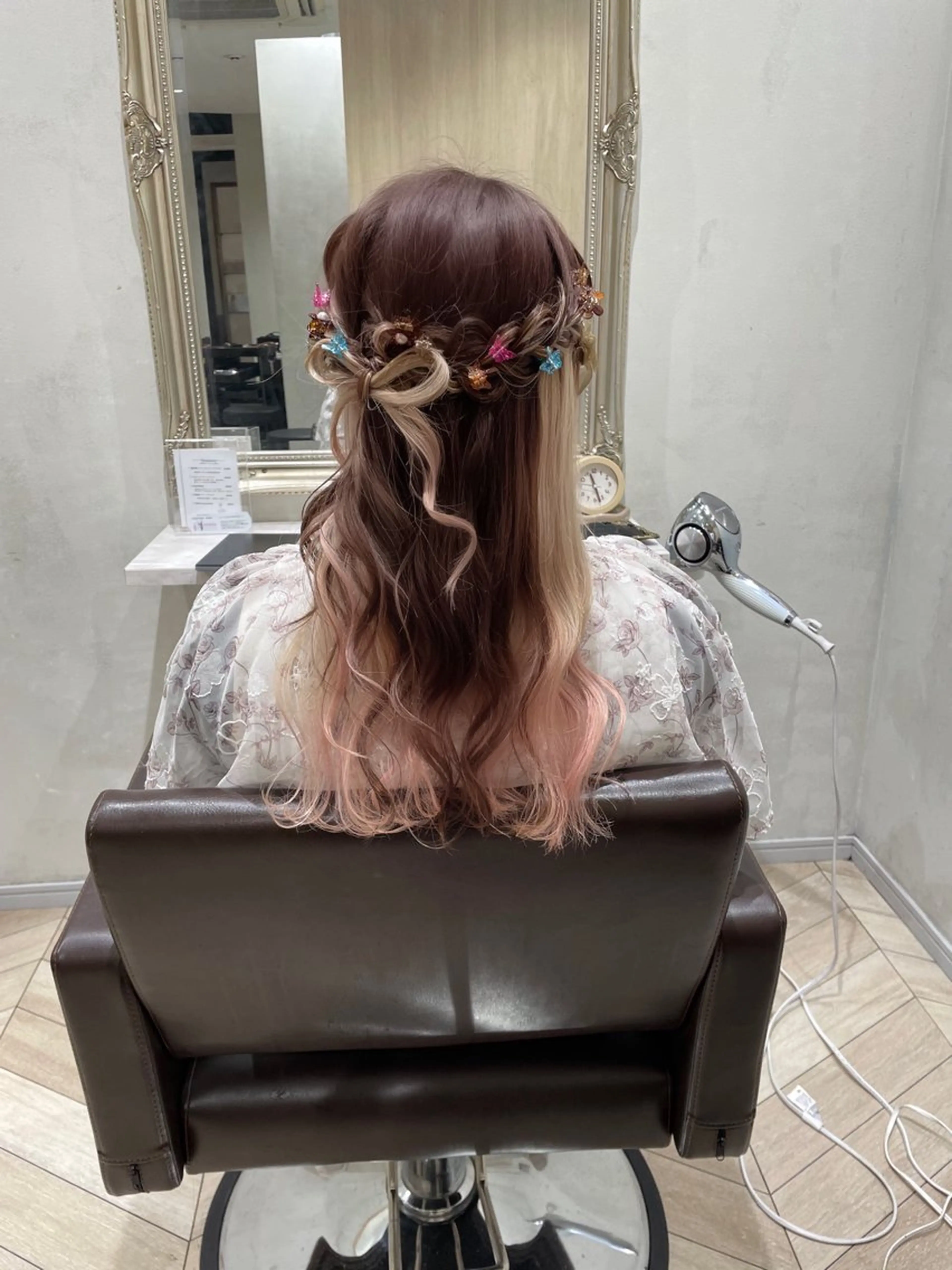 セミロング ヘアセット KANA🌷 髪質改善のヘアスタイル