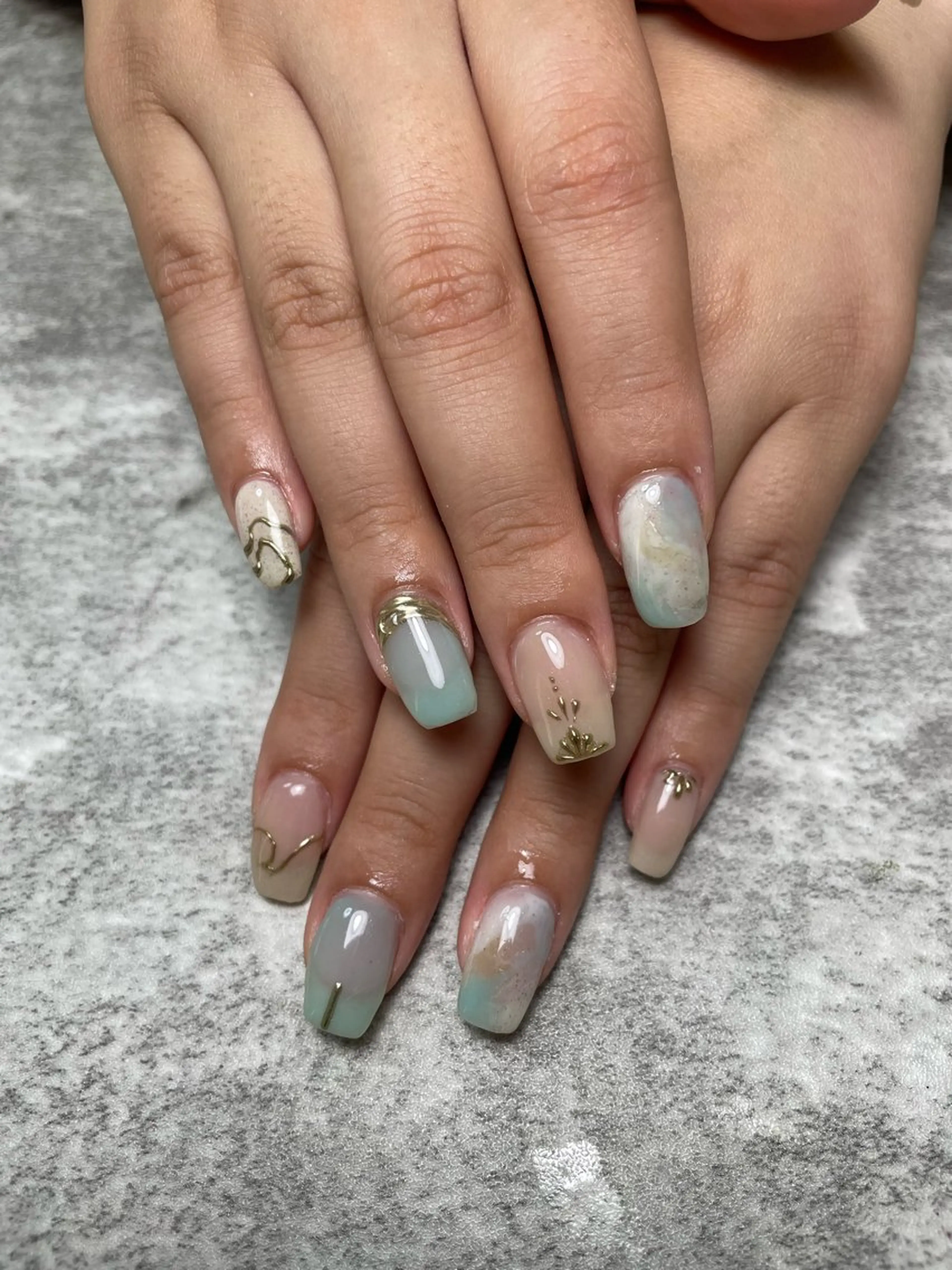 ネイル 持ち込み ハンドネイル RISA joie nailのネイルデザイン