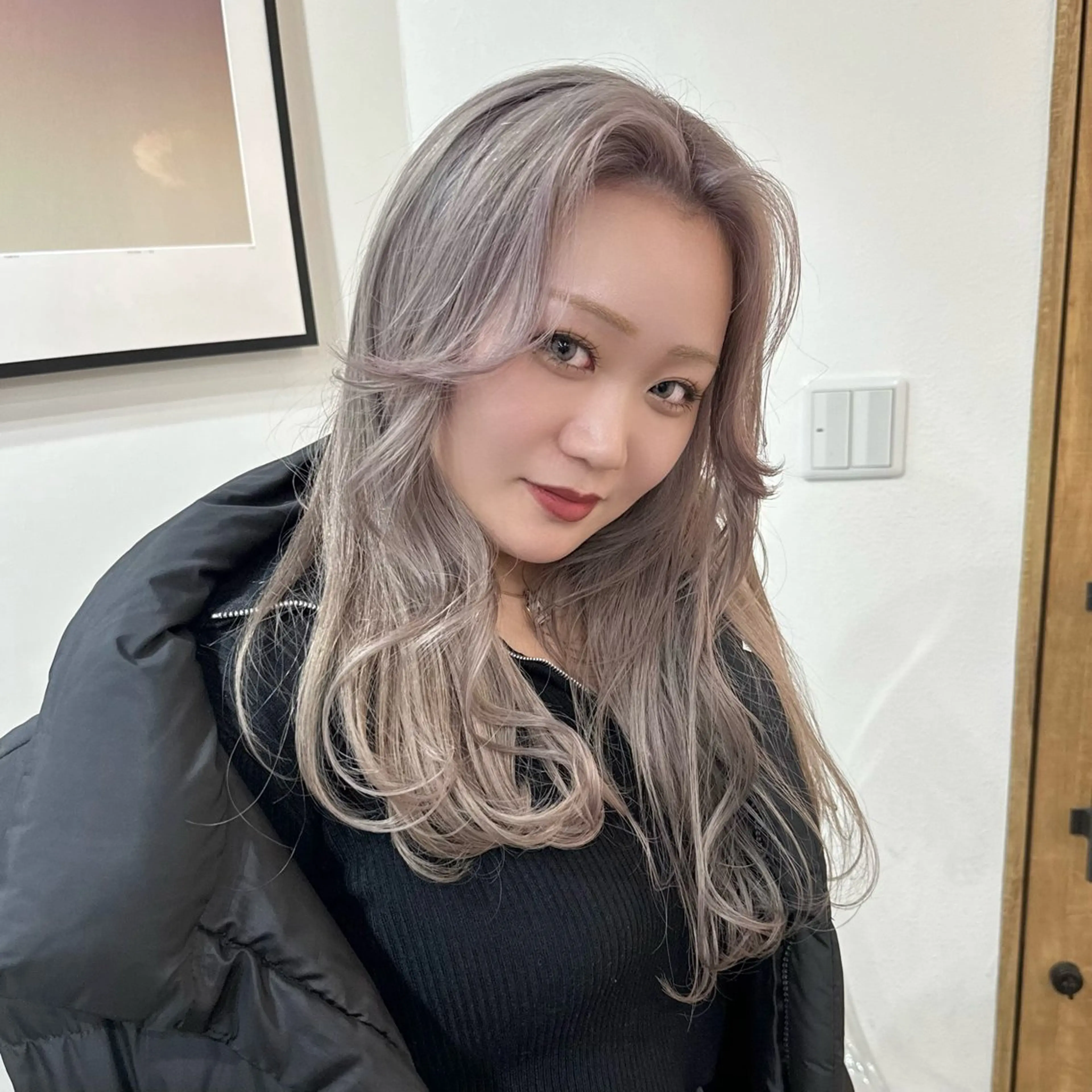 ロング カラー ヘアカラー トリートメント エクステモデル募集 💗大阪梅田/川上のヘアスタイル