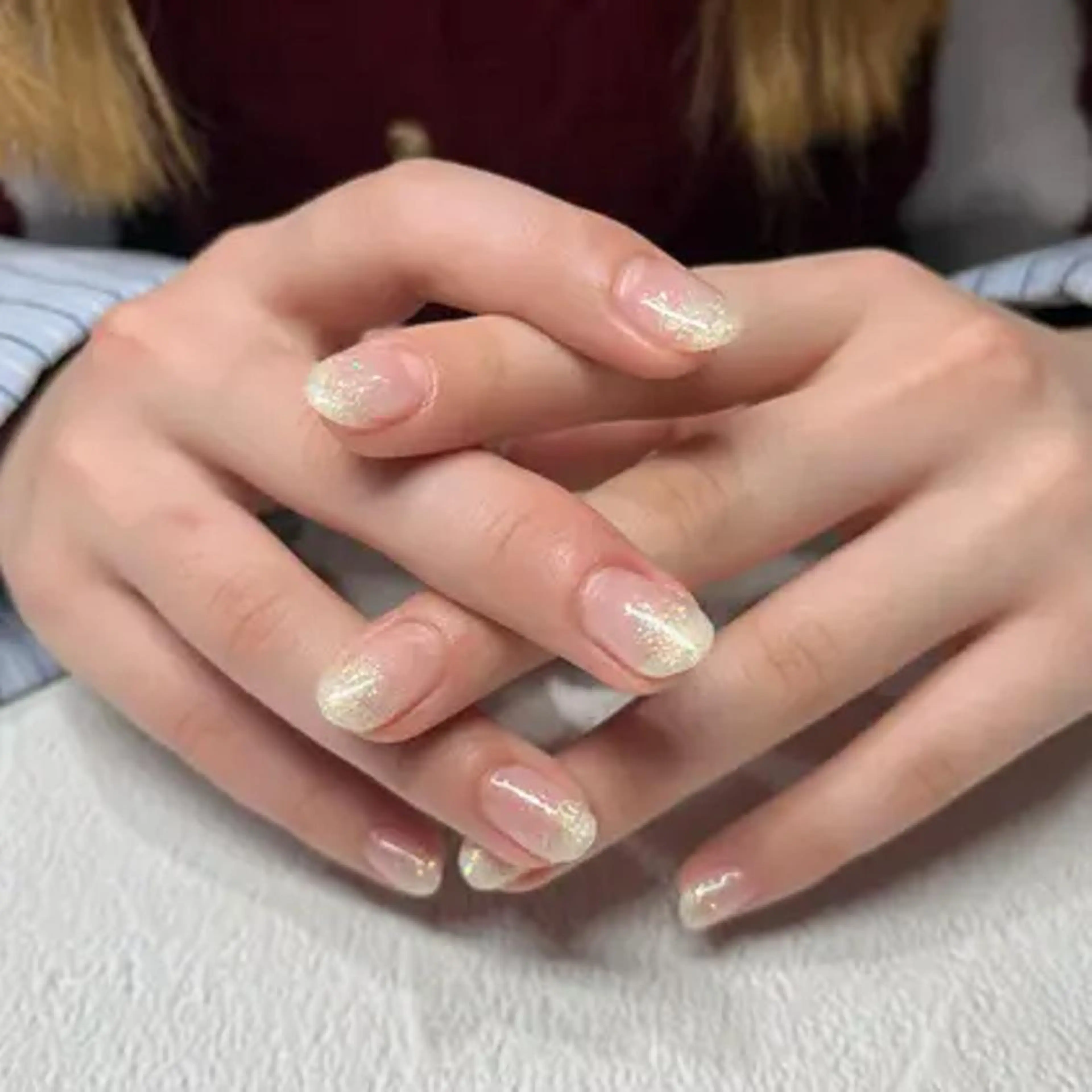 ネイル ラメ(グリッター) ラメグラデーション ハンドネイル キャンアイドレッシー 宇都宮店のネイルデザイン