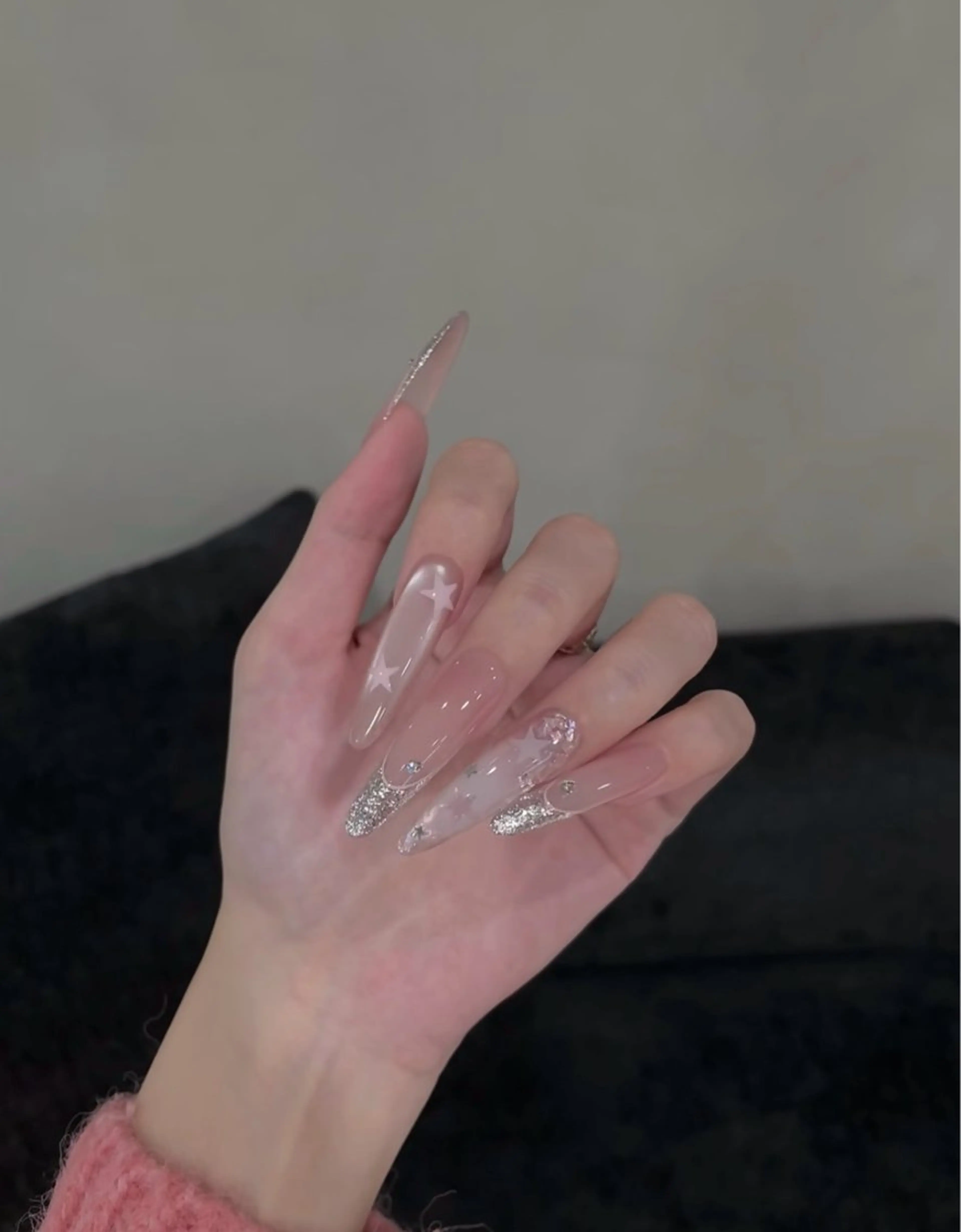 カラー グラデーションカラー ピンクカラー ハンドネイル AIN Nailのネイルデザイン