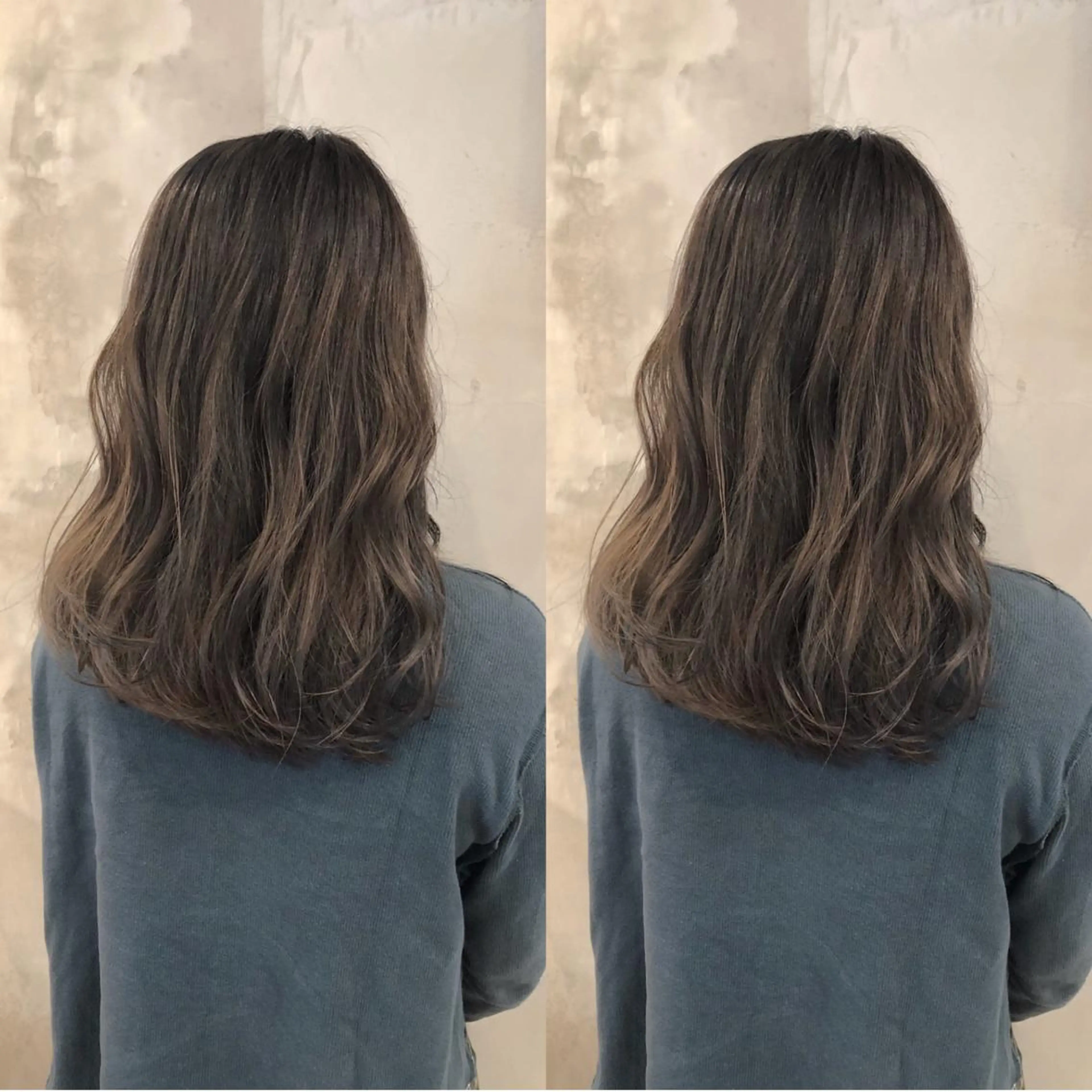 セミロング カラー 韓国ヘア 店長NEGIのヘアスタイル