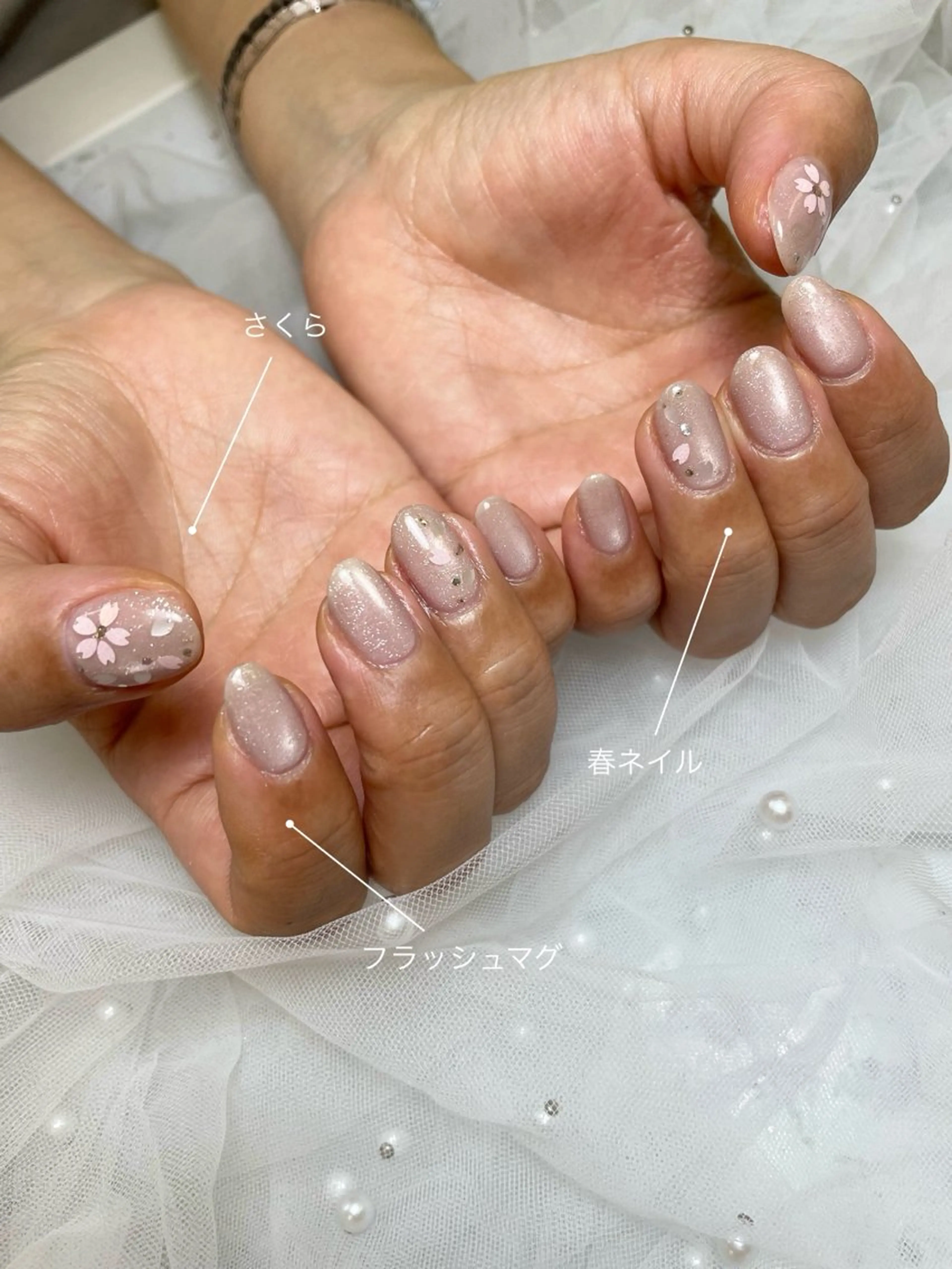 ネイル ハンドネイル フットネイル パーツたくさん🍓 SUMIのネイルデザイン