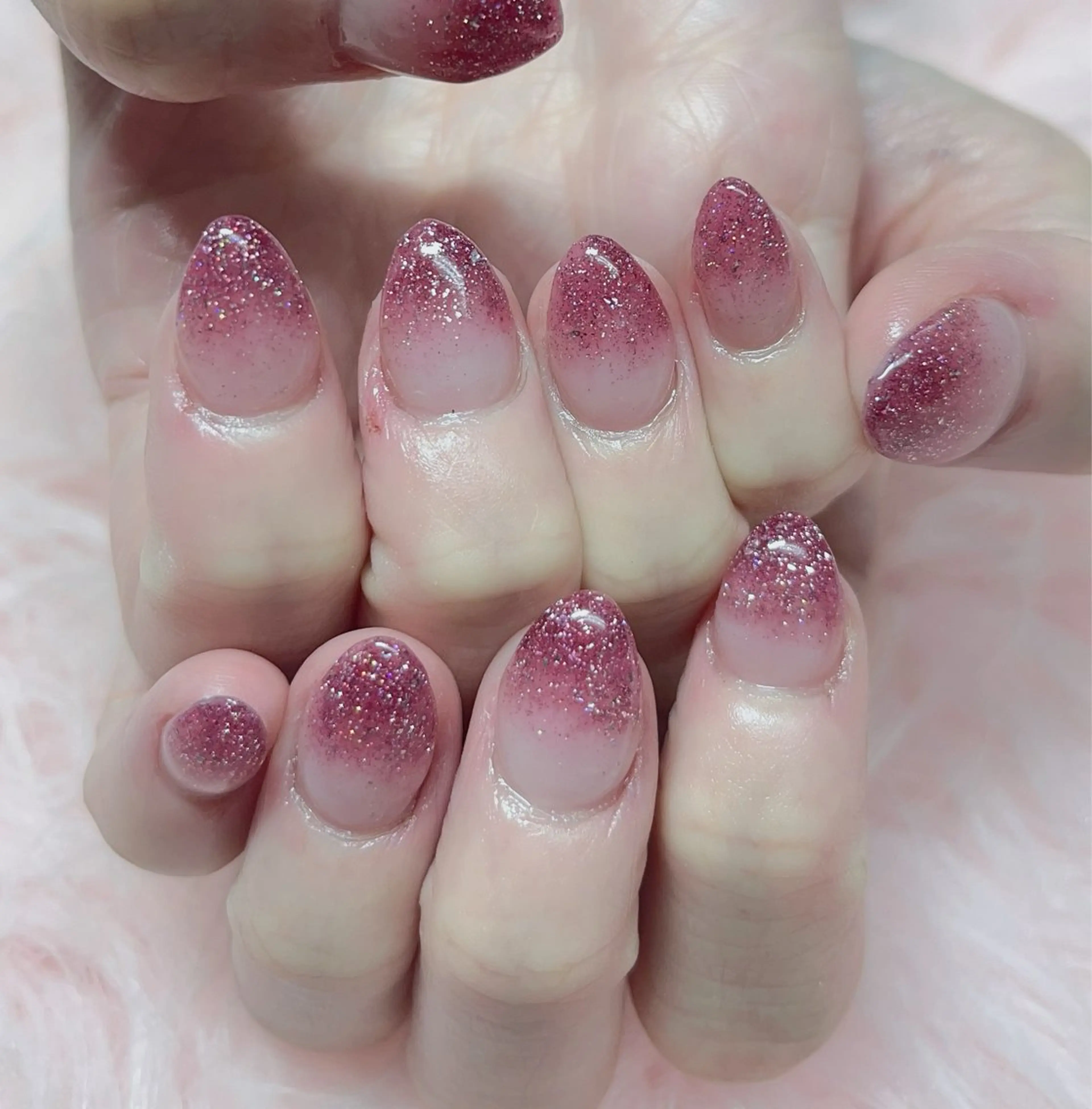 ネイル フットネイル フレンチネイル ジェルネイル ゴージャス ハート ハンドネイル MoonNail ユリ🌸のネイルデザイン