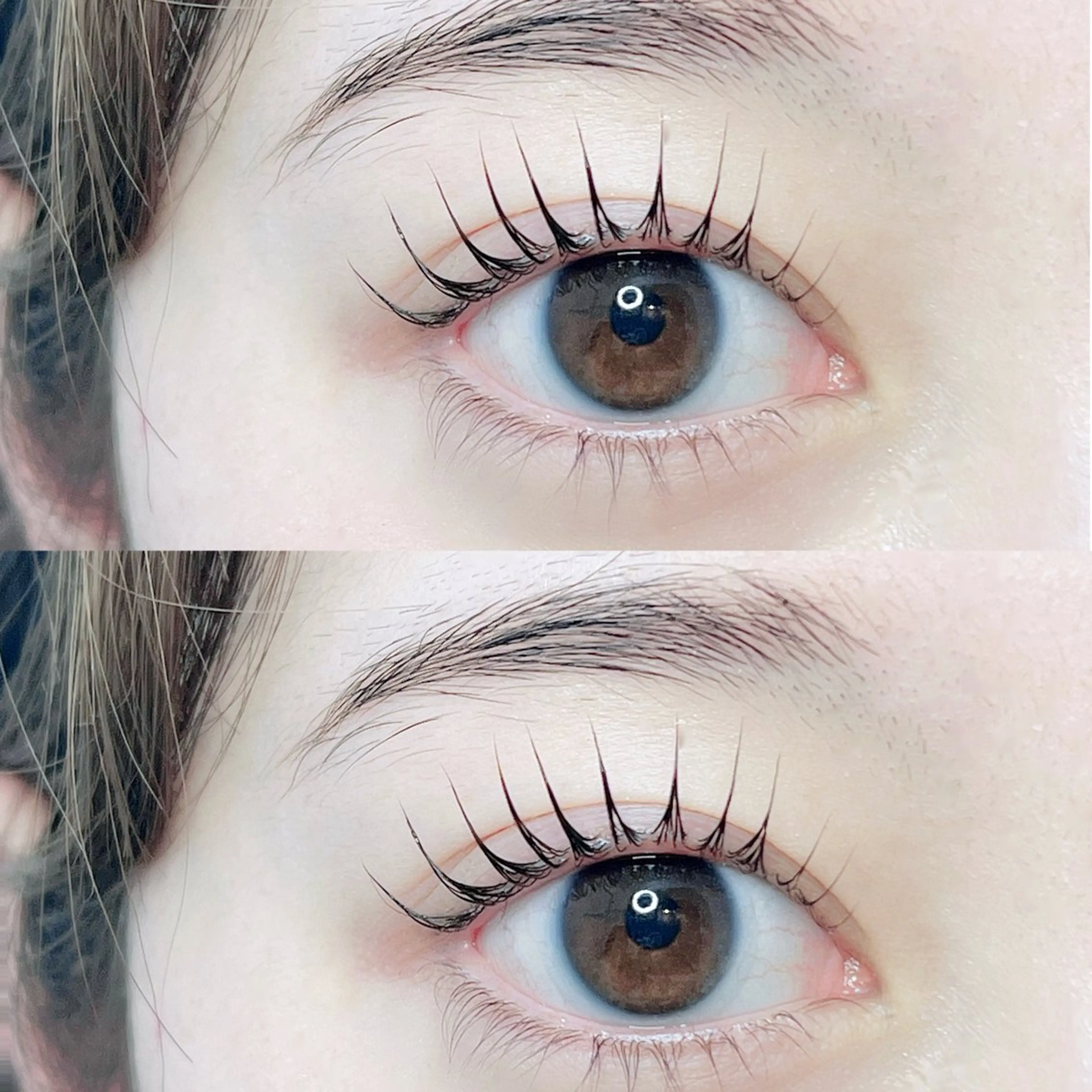 マツエク・マツパ パリジェンヌラッシュリフト BUNNYEYES MOEKAのマツエク・マツパデザイン