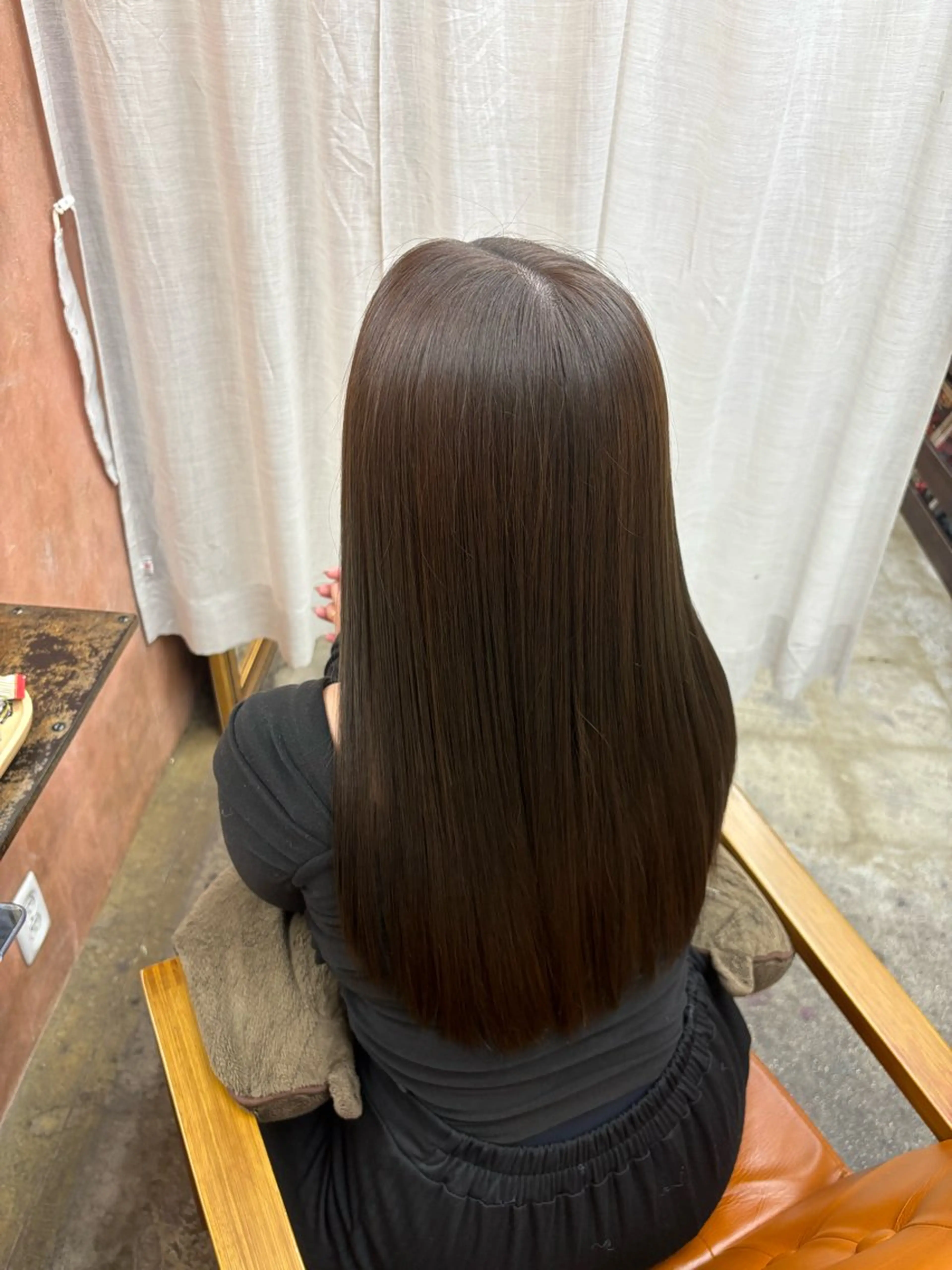 ロング ヘアカラー トリートメント Retsu /UniQのヘアスタイル