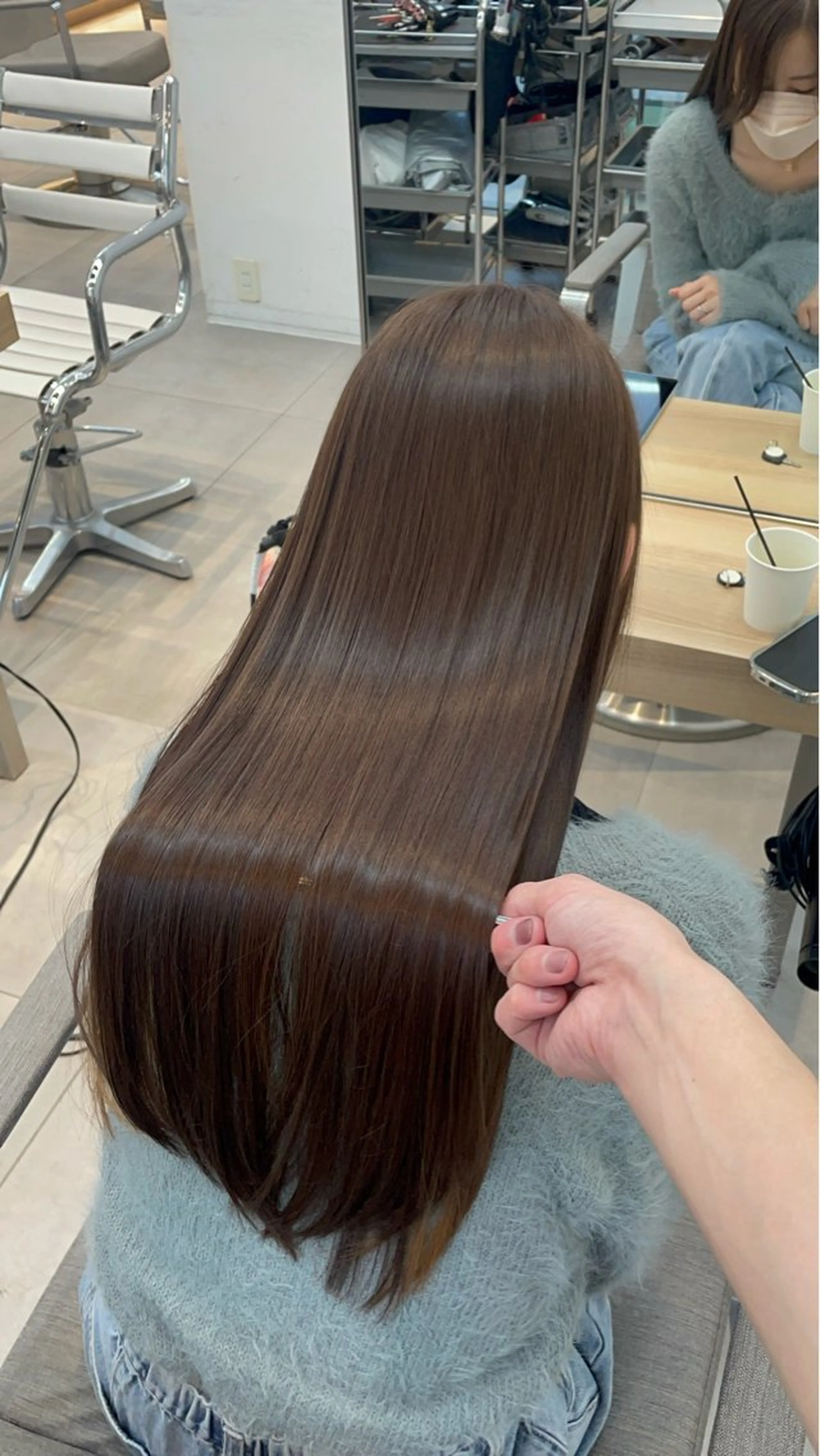 ロング カラー 髪質改善 ✨髪質改善✨美髪 矯正🫧小泉のヘアスタイル