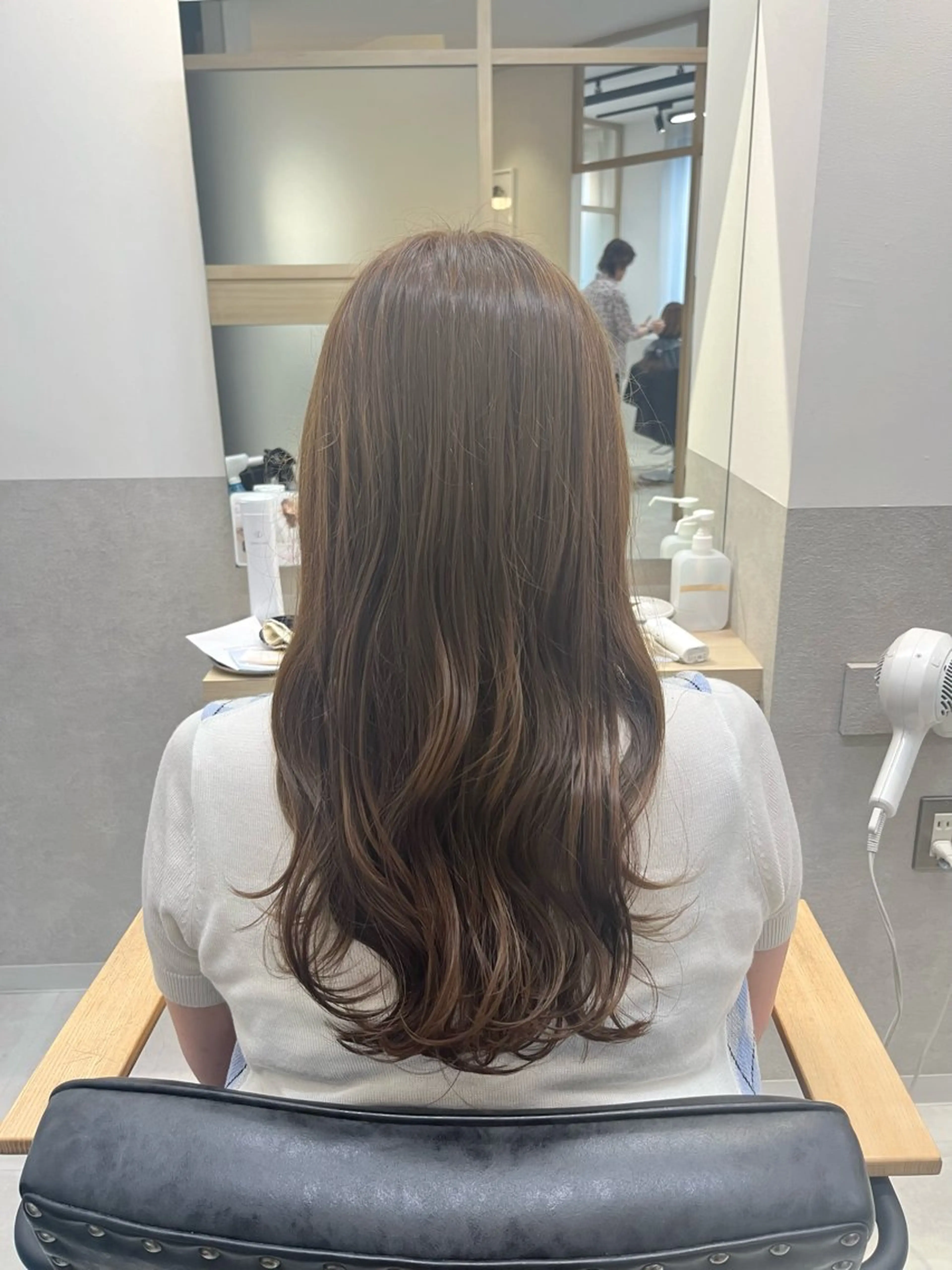 ロング 田中 絵理のヘアスタイル