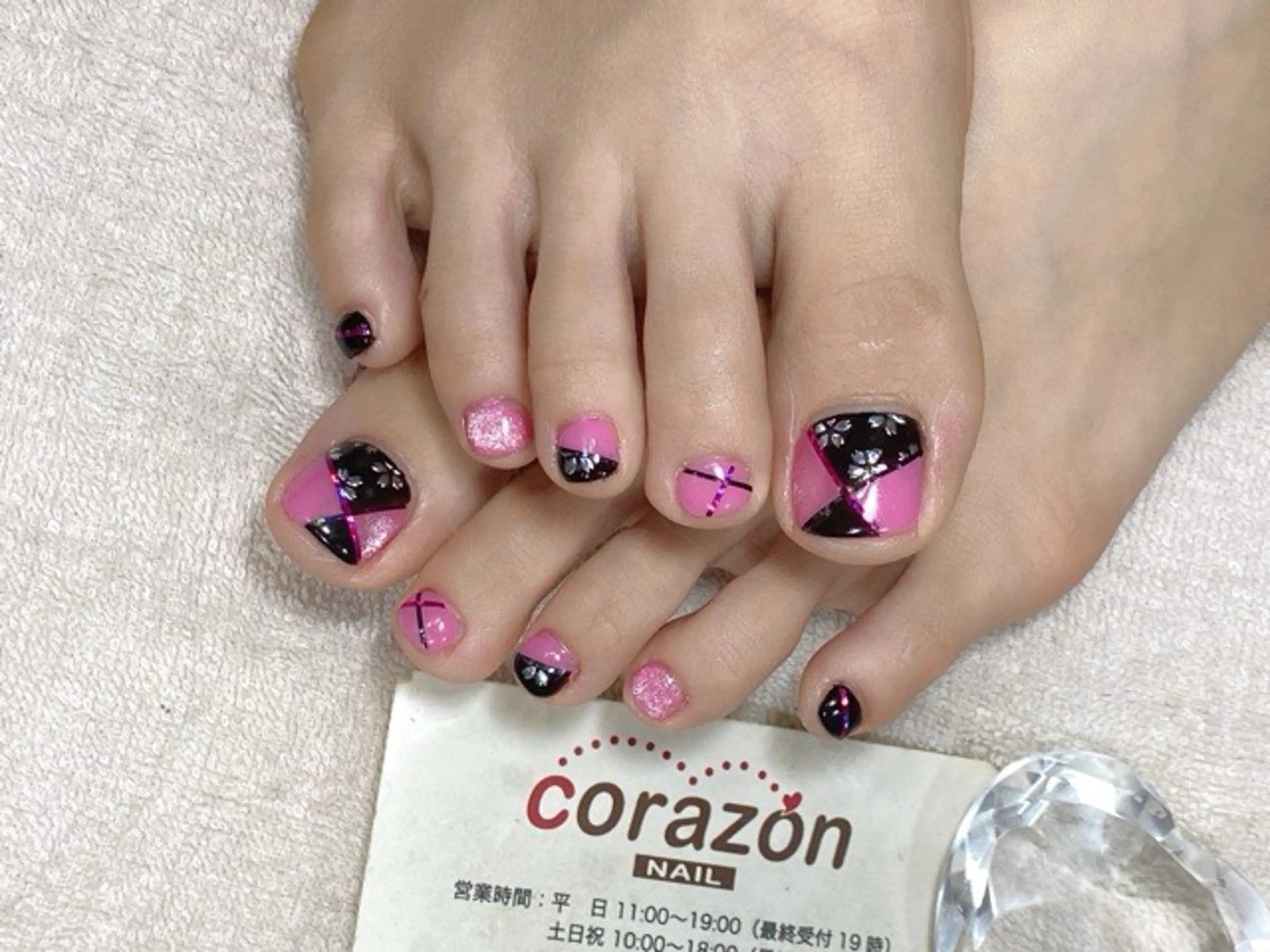 ネイル アートネイル 桜ネイル ピンク ネイリスト aicoのネイルデザイン