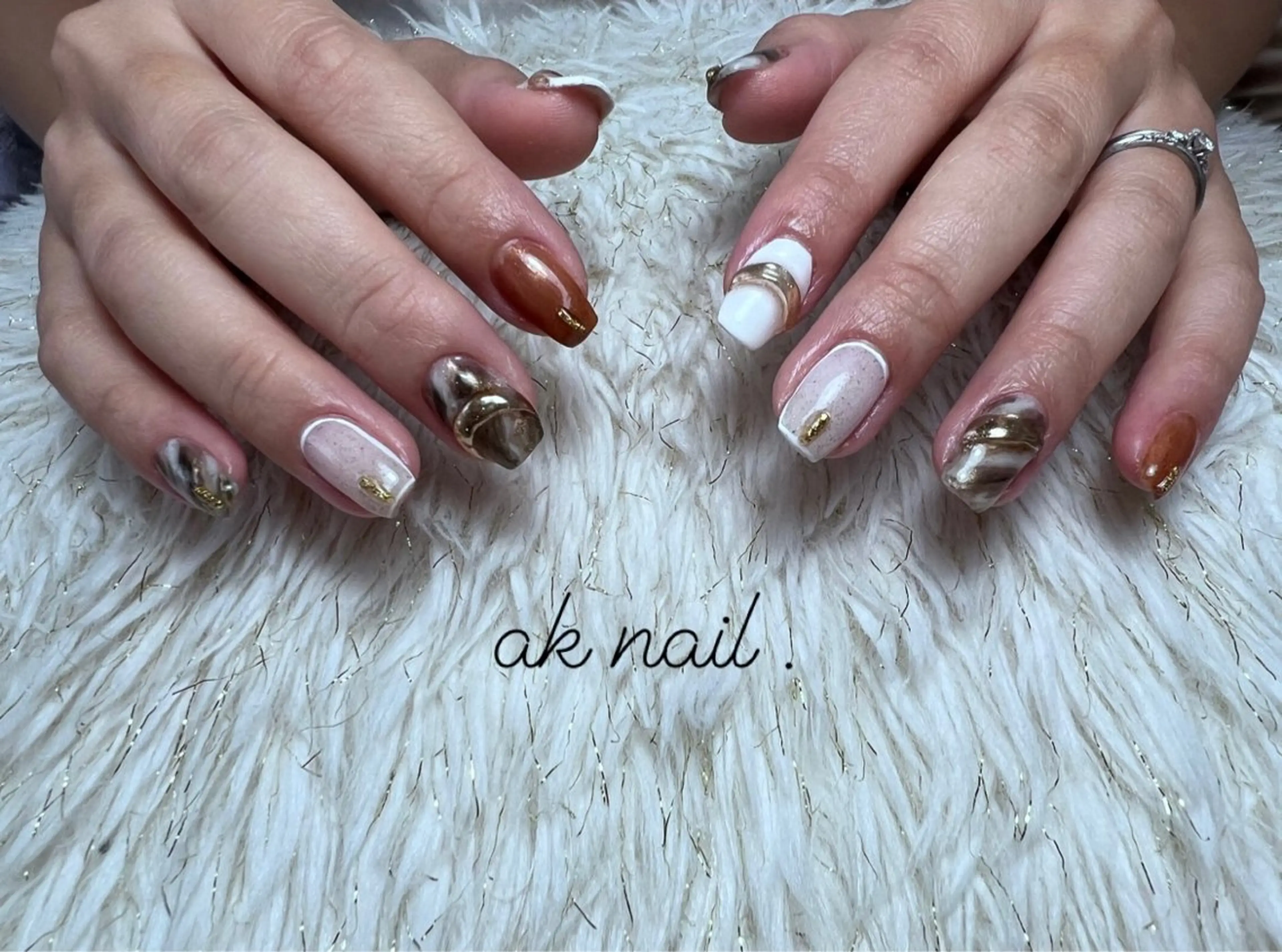 ネイル ハンドネイル ak nail .のネイルデザイン