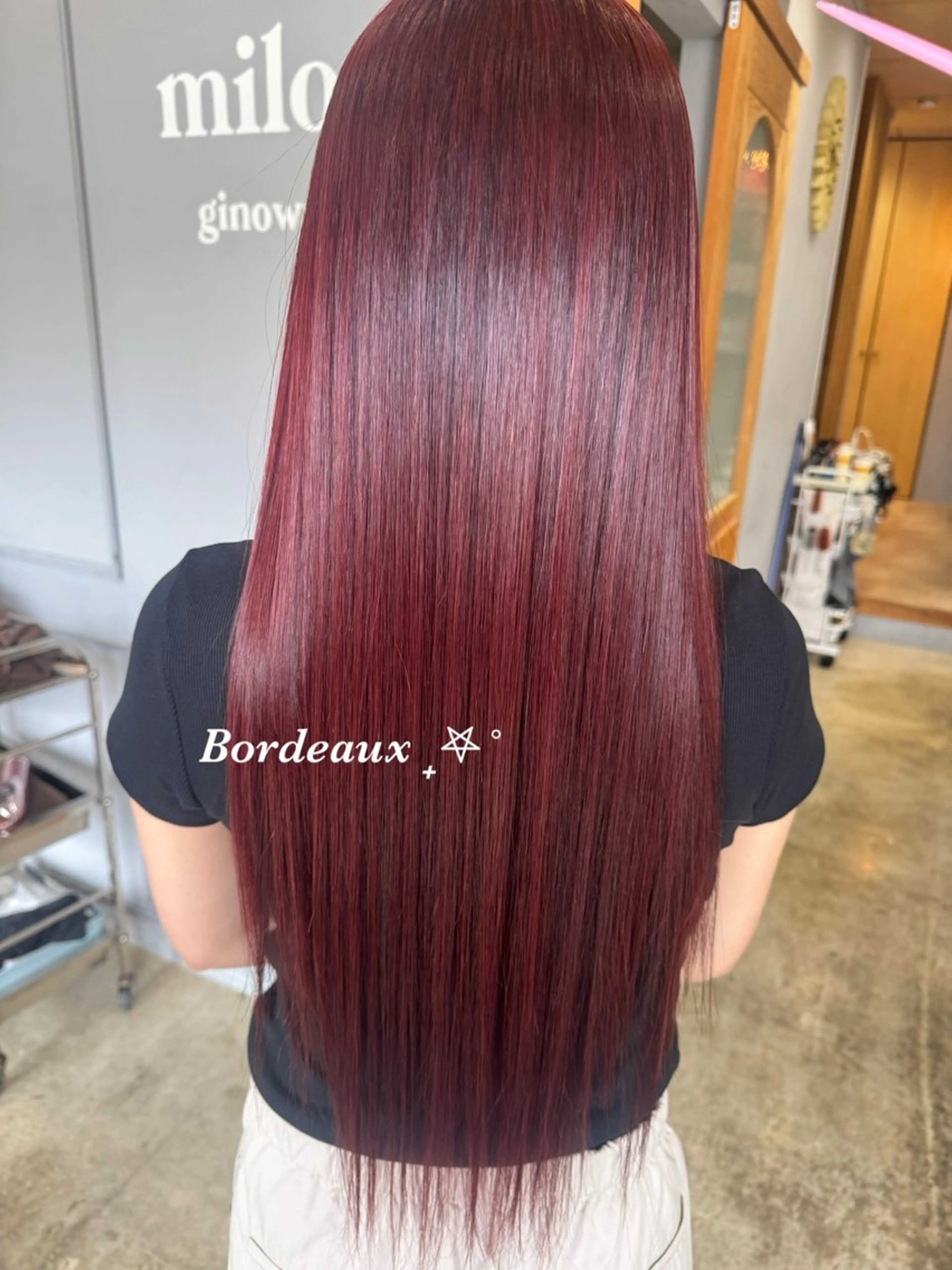 ロング ヘアカラー トリートメント miloc🫧 MOMOYOのヘアスタイル