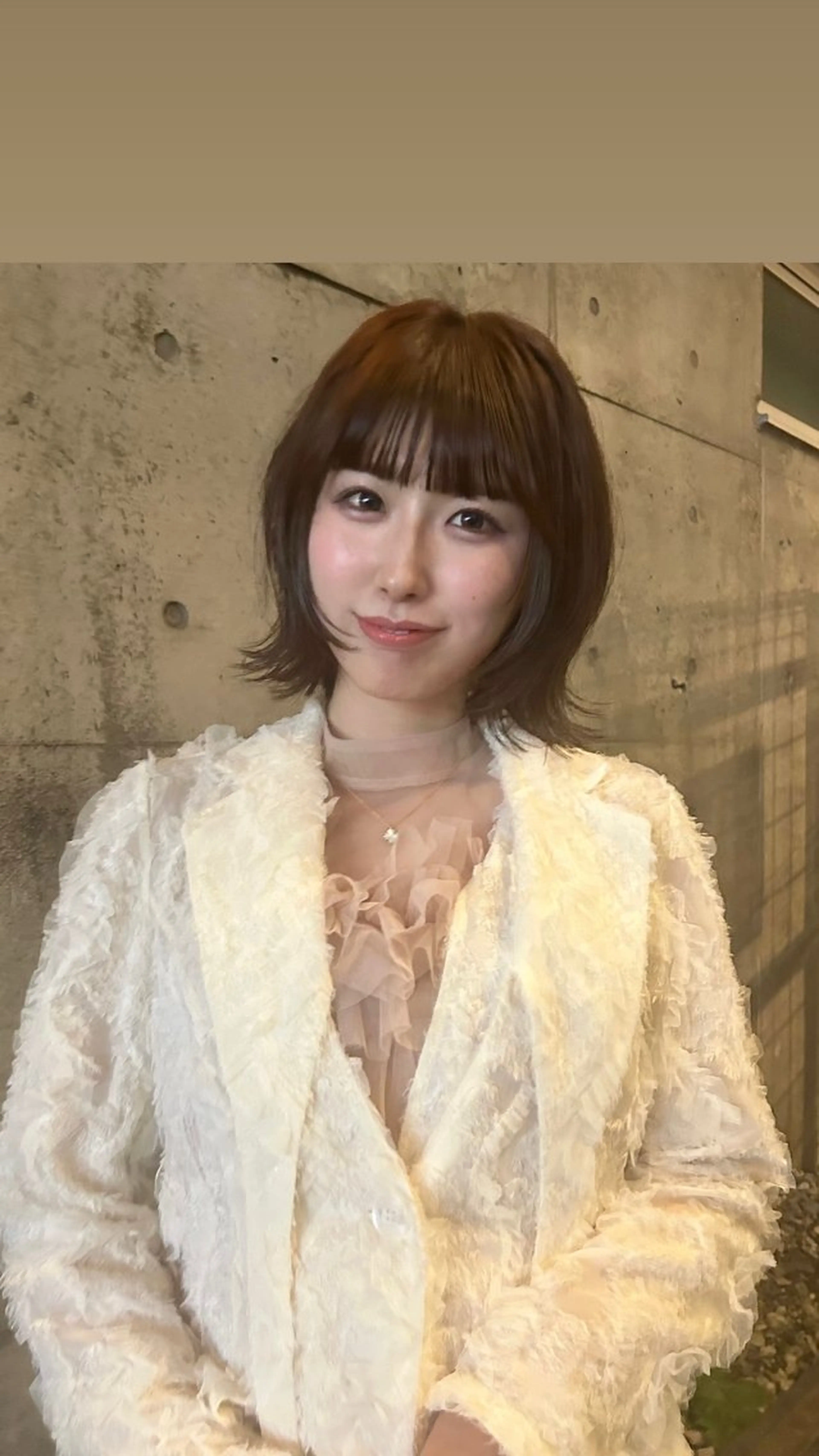 ミディアム カラー カット ヘアカラー タナカ カナ🫧のヘアスタイル