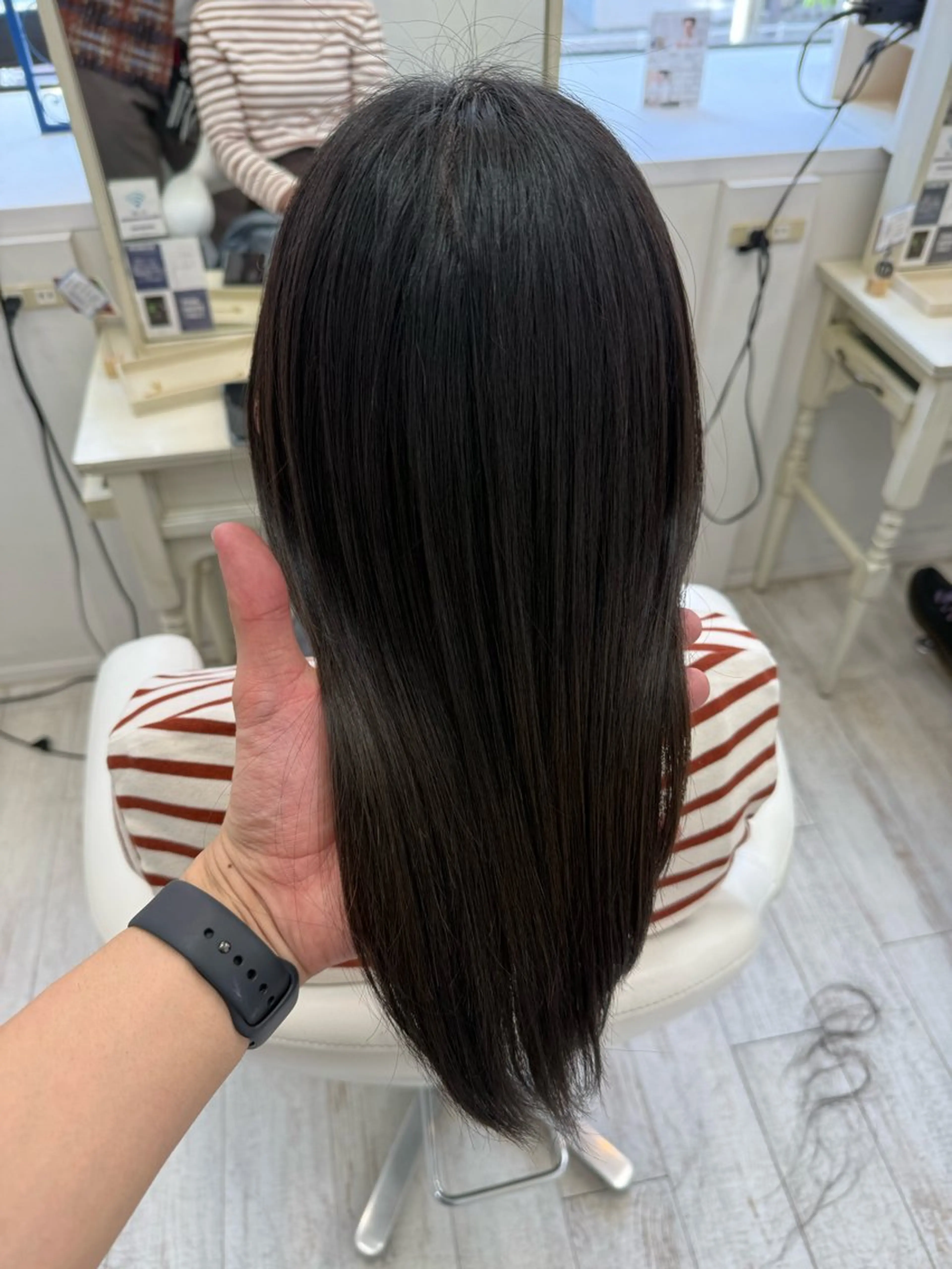 ロング カット 縮毛矯正 トリートメント 新籾 尚哉のヘアスタイル