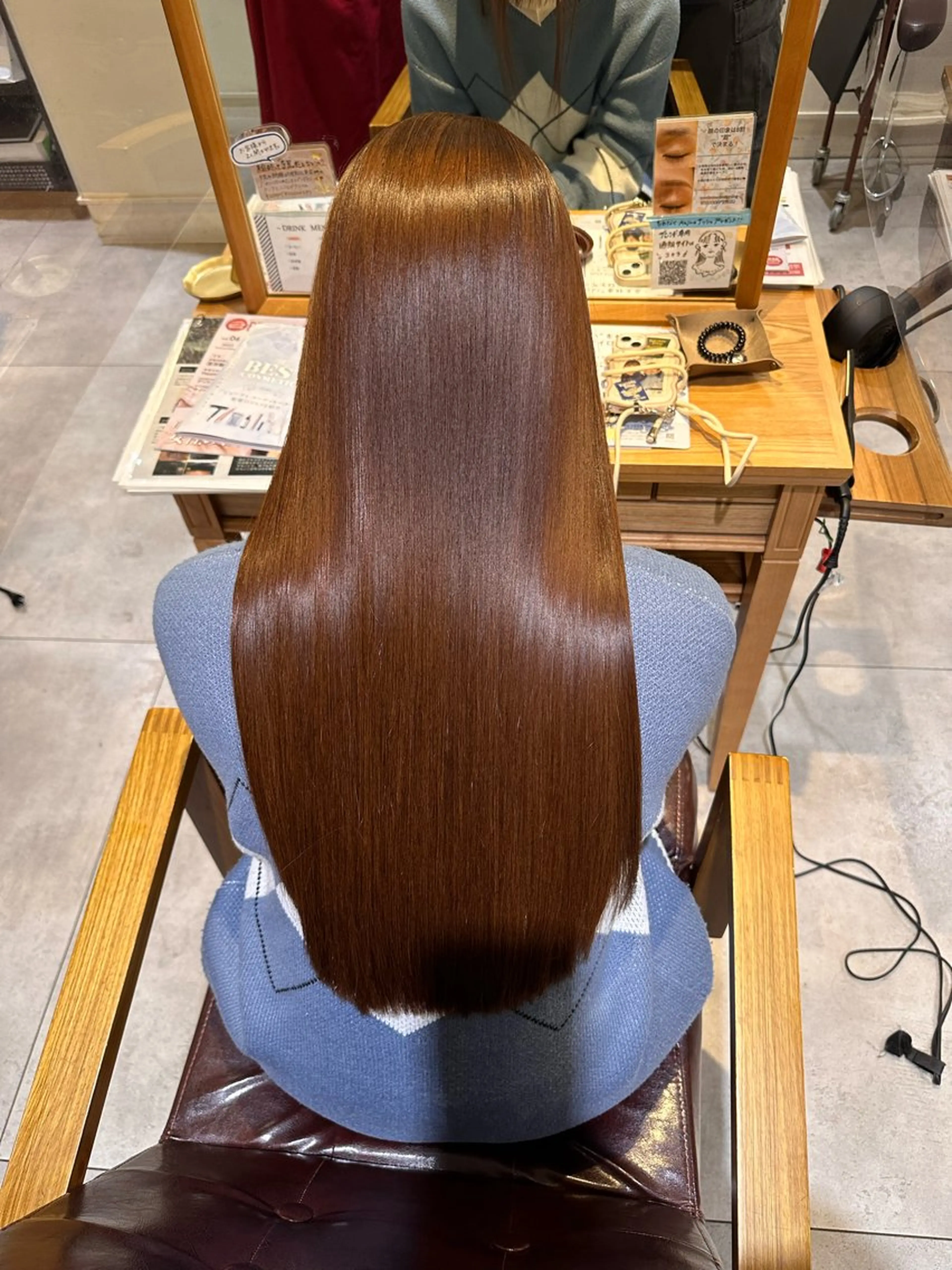 ロング カラー 清家 遥香のヘアスタイル