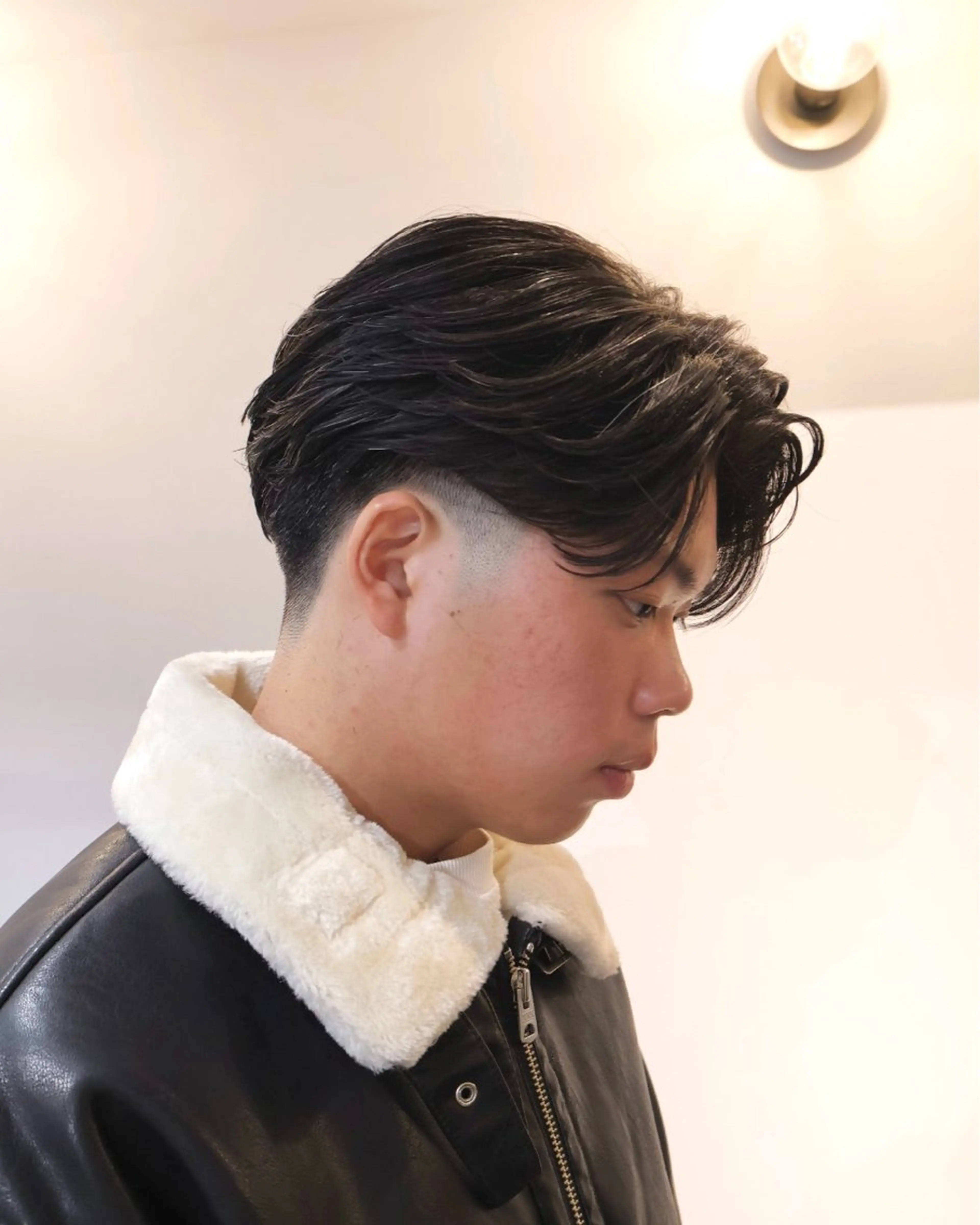 パーマ メンズ カット パーマ 心櫻/メンズパーマ/ ニュアンス/フェザーのヘアスタイル