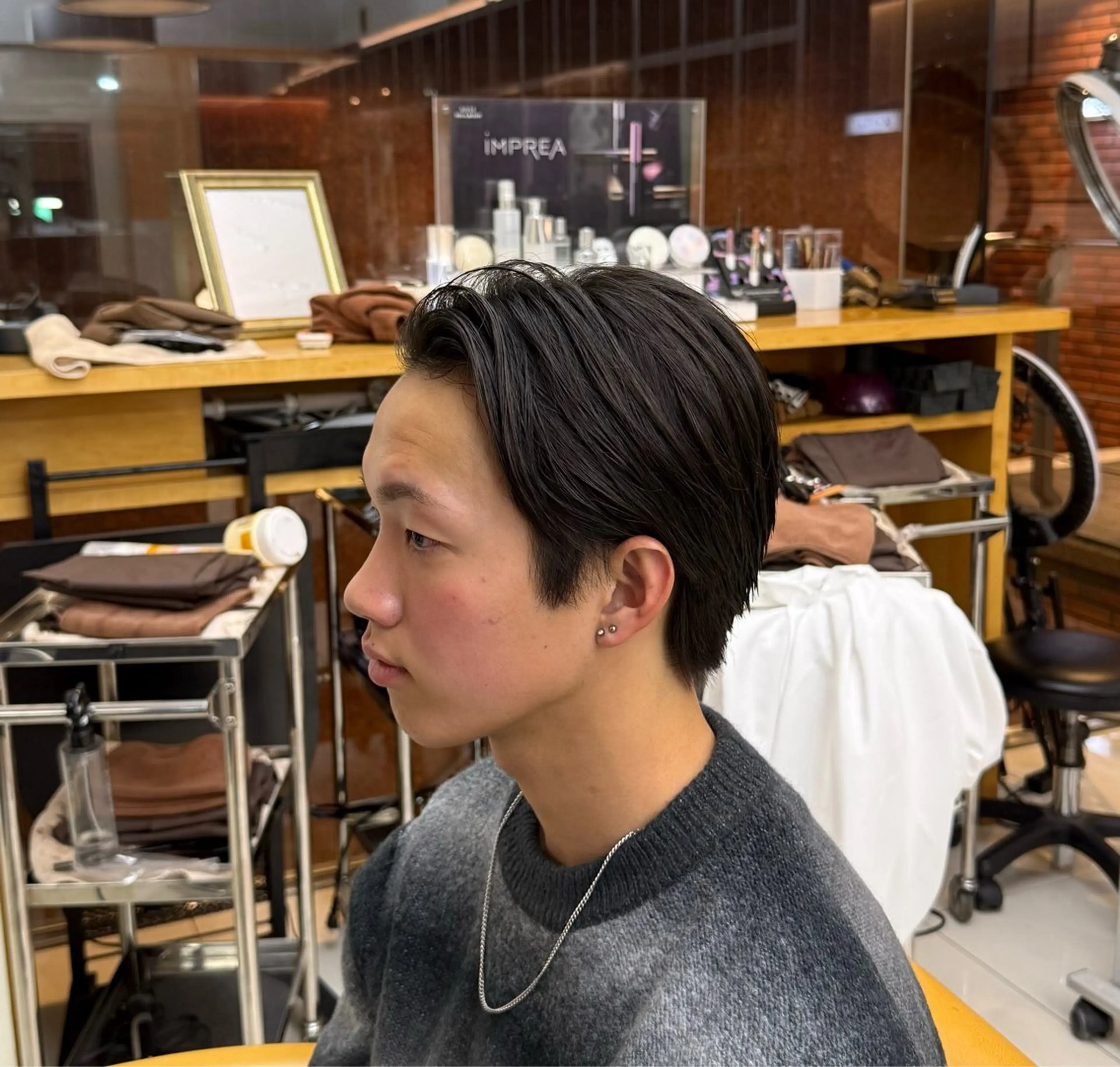 ショート メンズ 海上 太郎のヘアスタイル