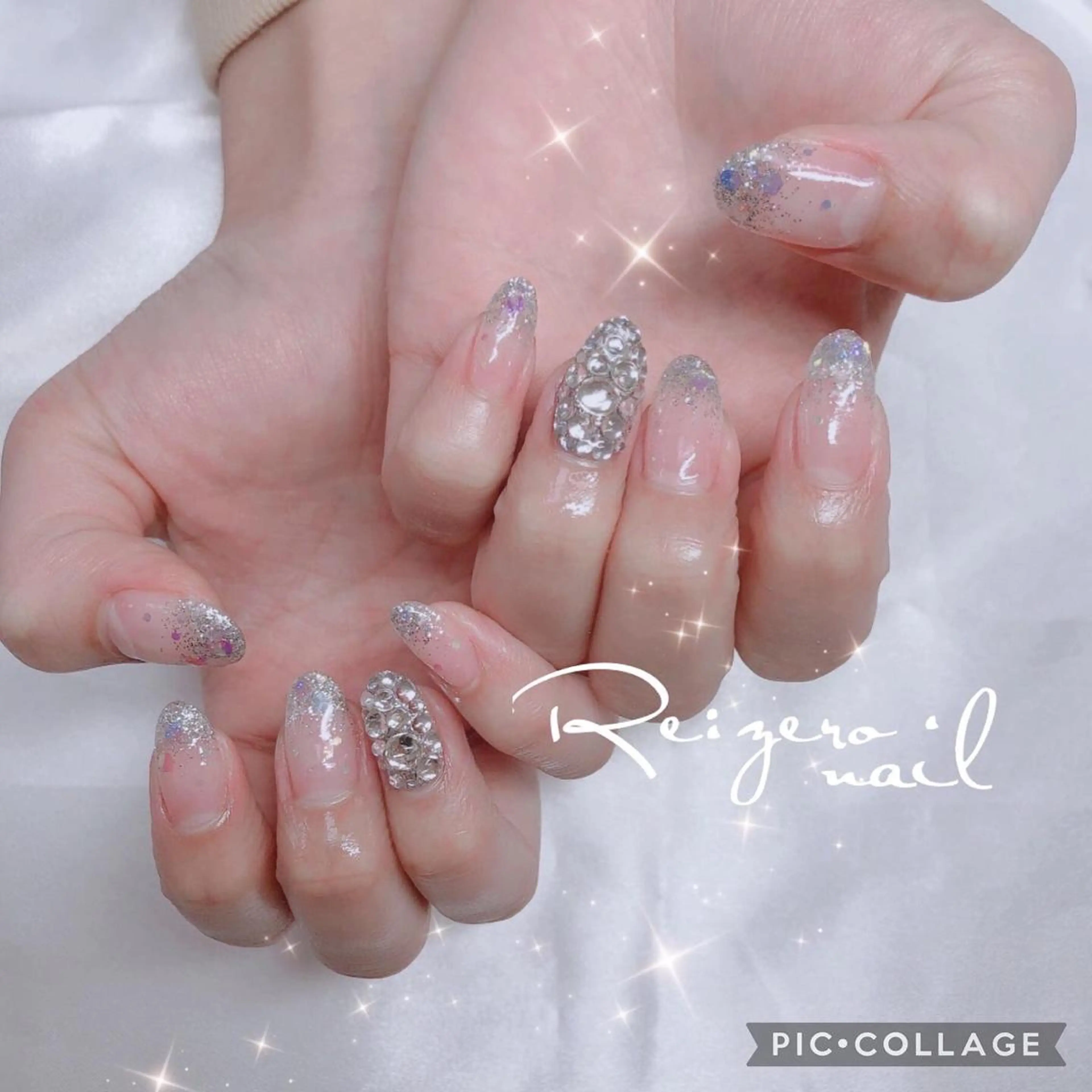 ネイル ストーンネイル ハンドネイル Re:∅ nail /HIRAMOTOのネイルデザイン