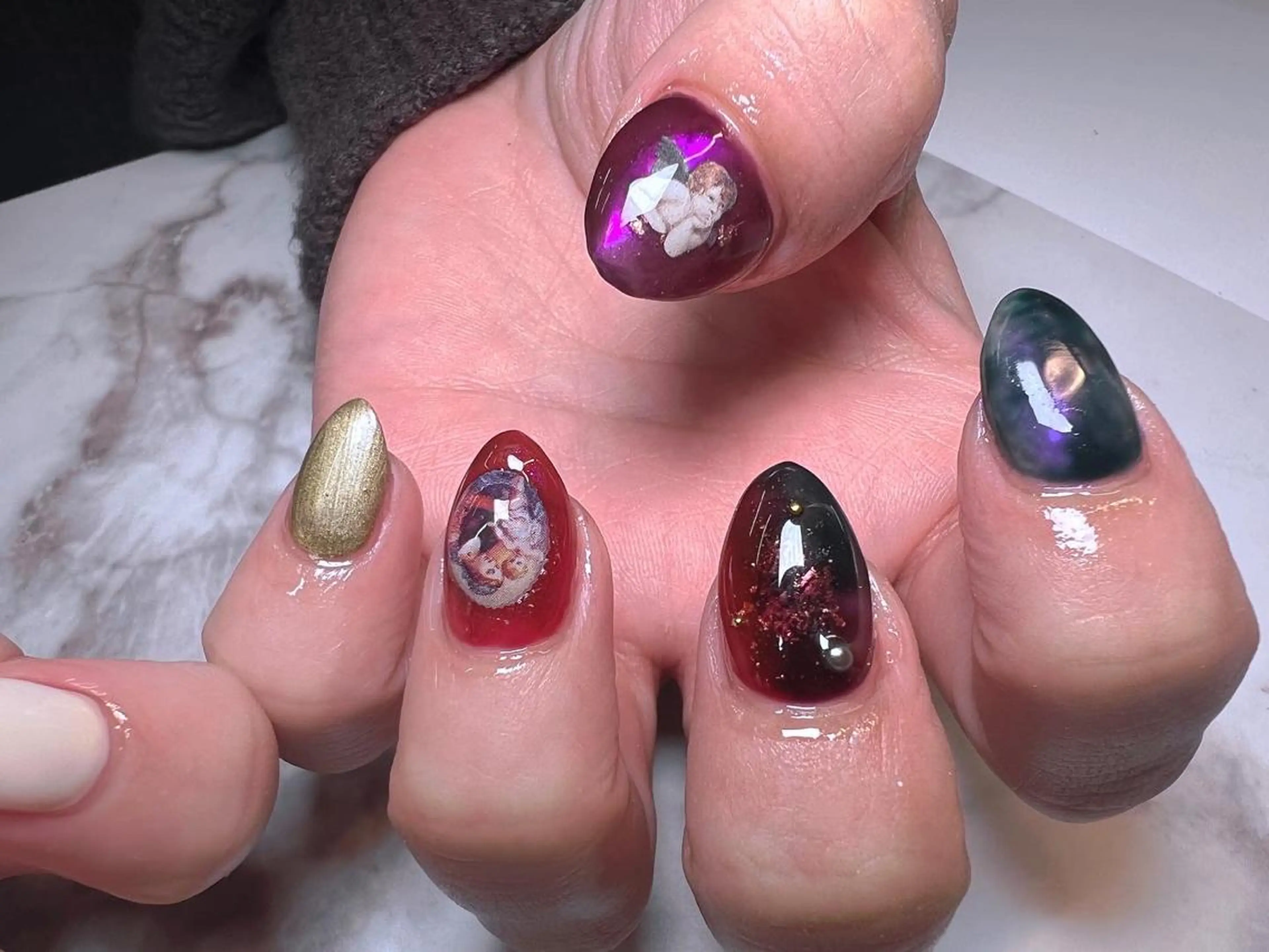 ネイル Nail Salon L'arc所属・💊大阪/心斎橋 moni🧠のネイルデザイン