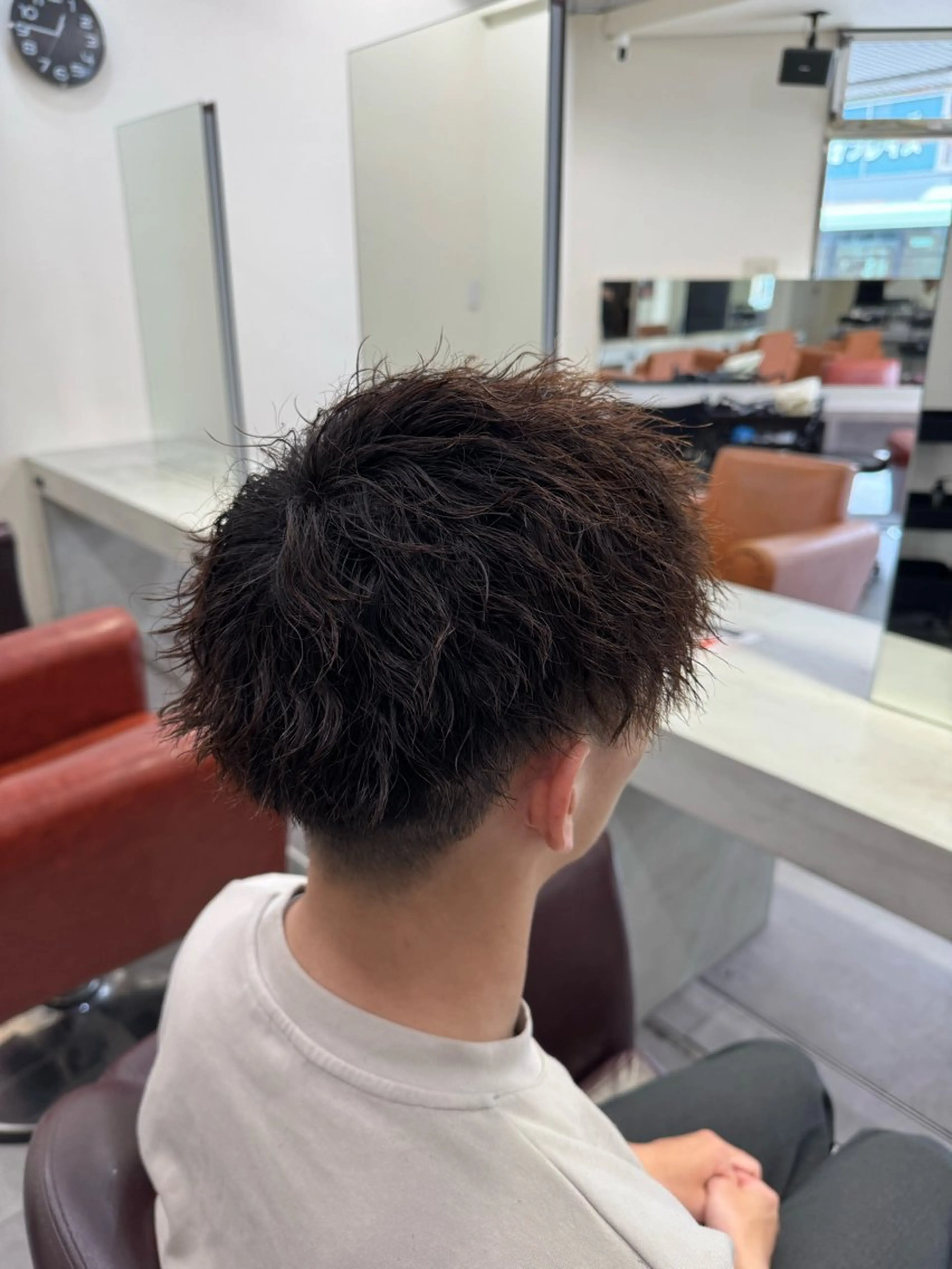 ショート メンズ メンズ/パーマ/ 京都駅/井上光のヘアスタイル