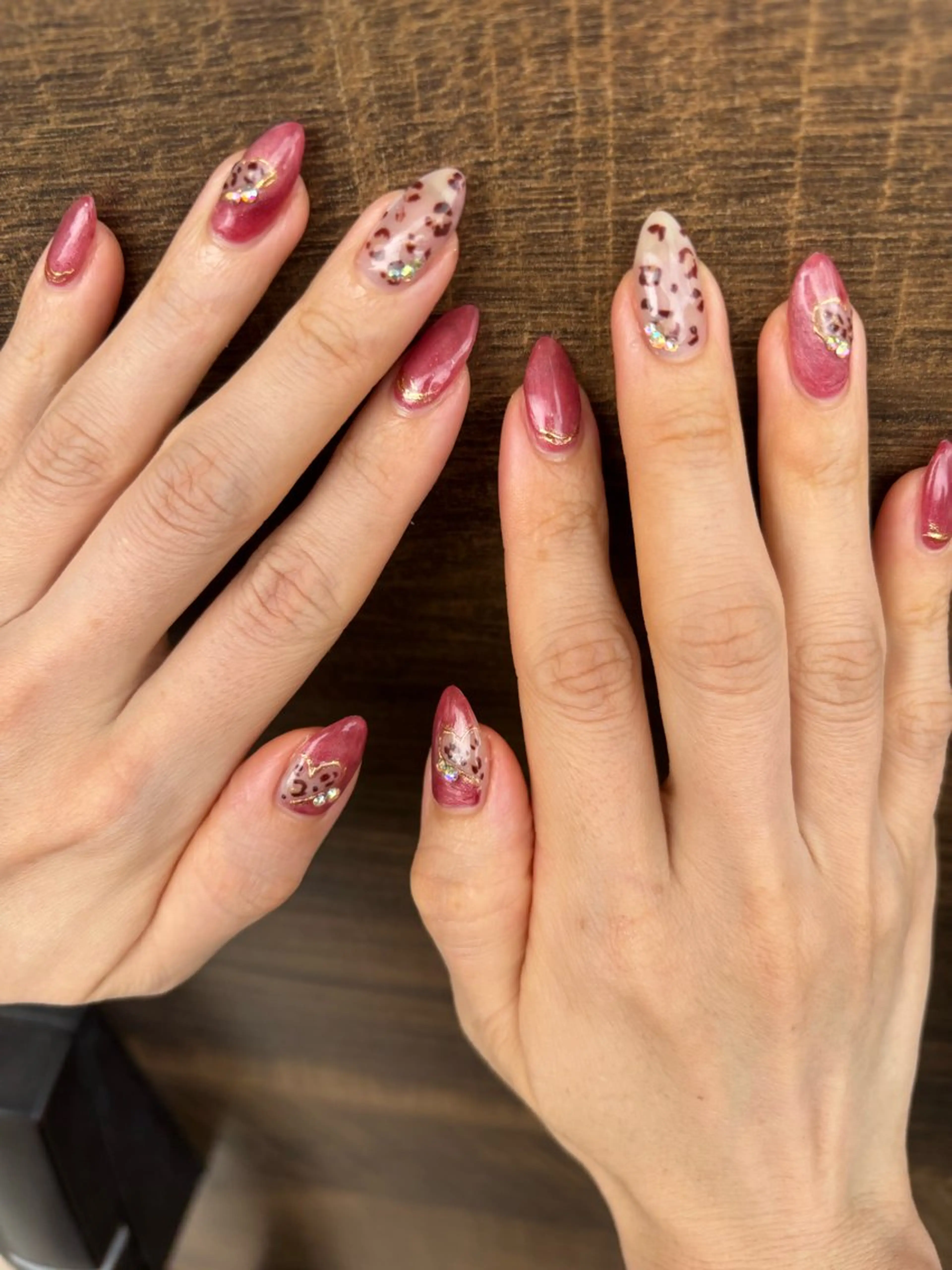 ネイル ハート ハンドネイル Coconail 恭子のネイルデザイン