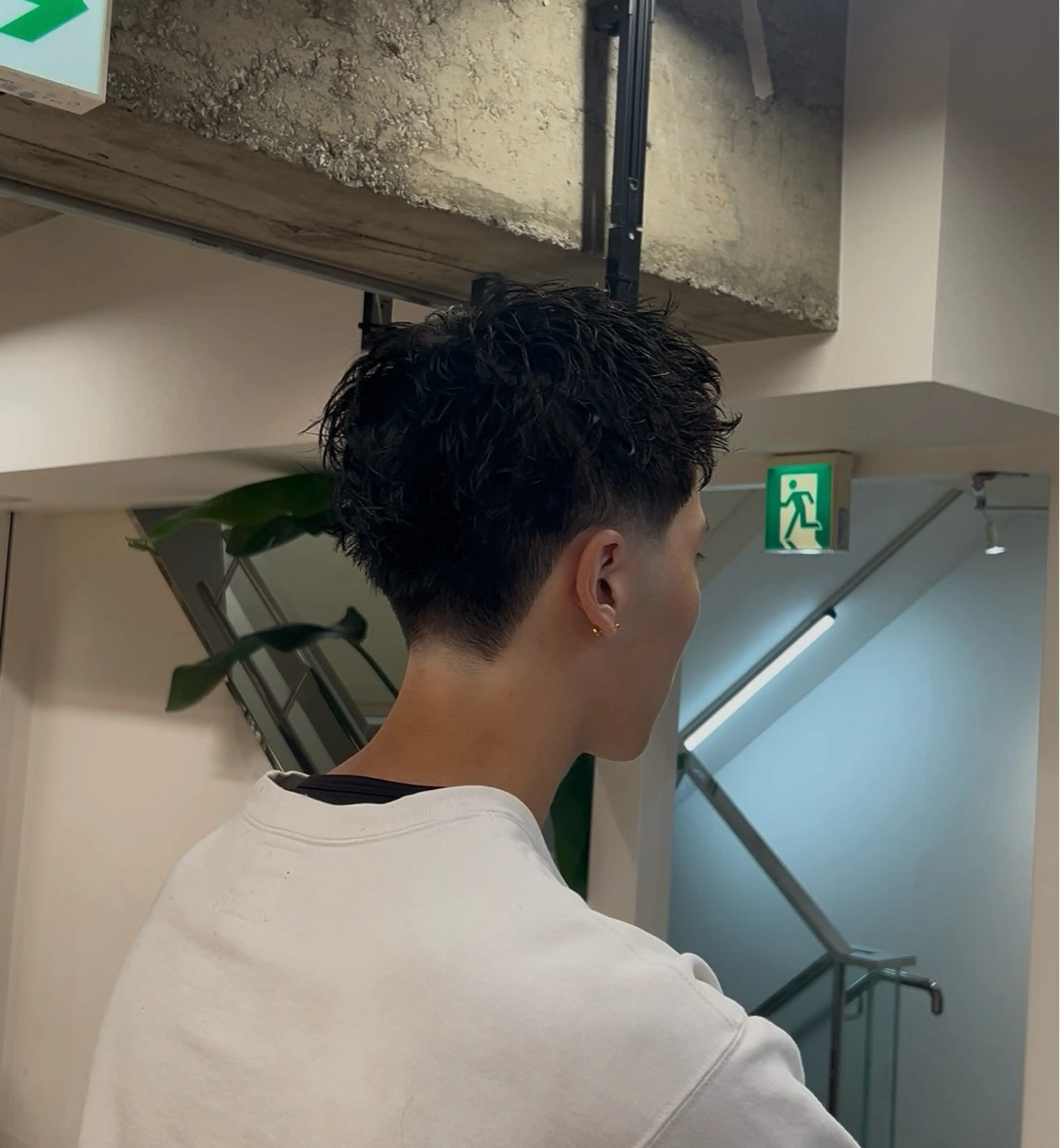 カット+スパイキーショートピンパーマ🔥の写真