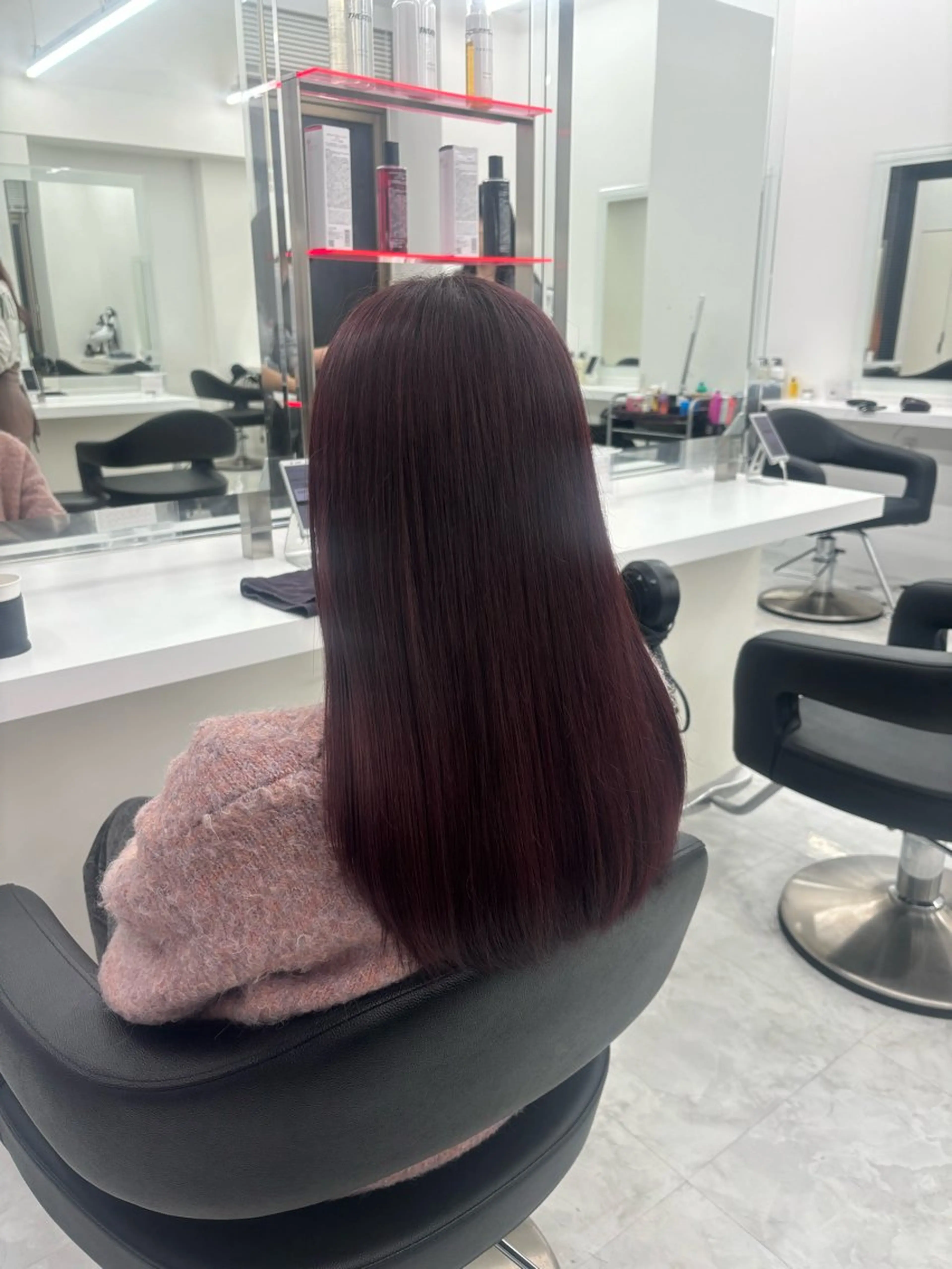 セミロング カラー 🤍レイヤー/顔周り /hirari🤍のヘアスタイル