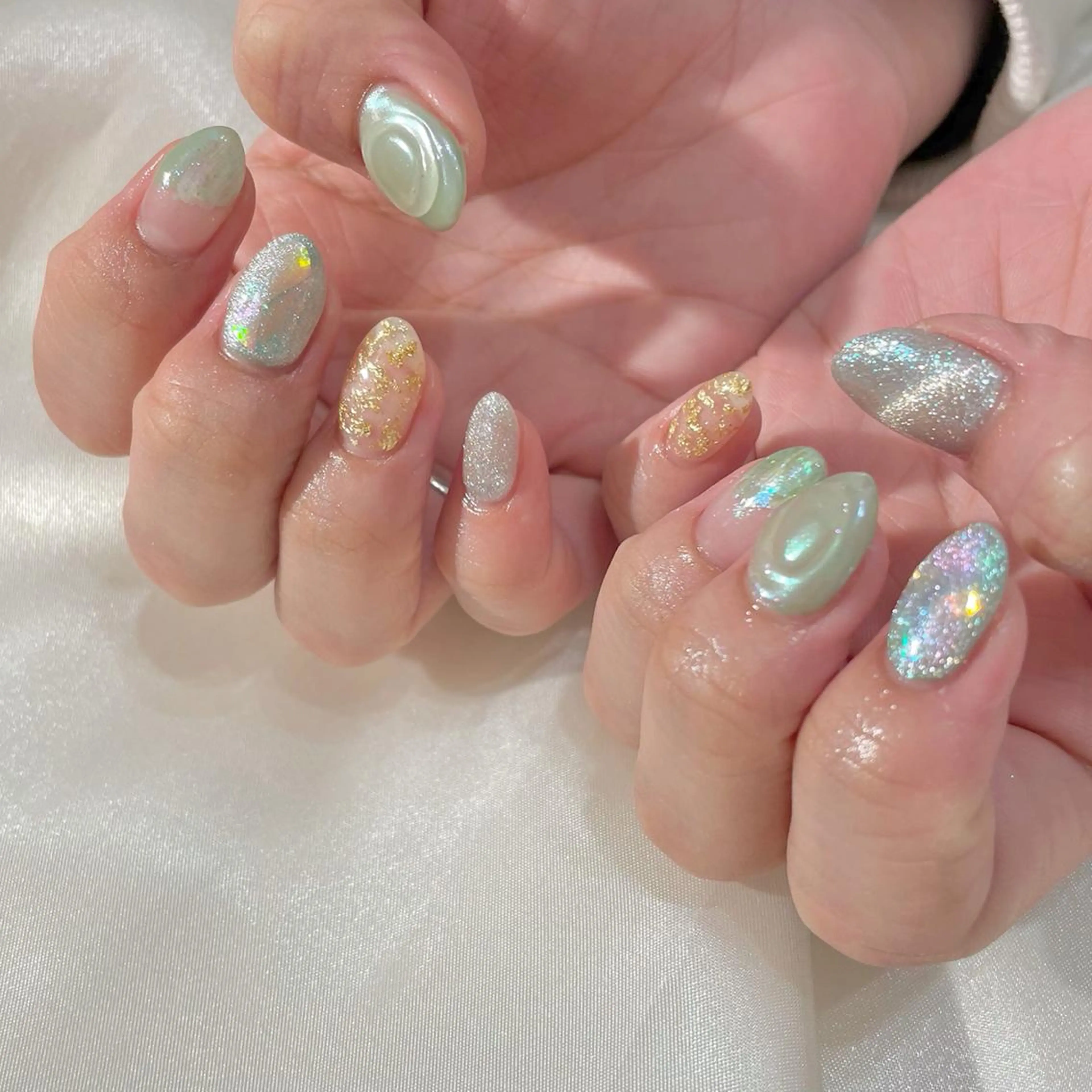 ネイル ハンドネイル ハンドケア ﾐﾙﾌｨｰﾕ /Tomoeのネイルデザイン