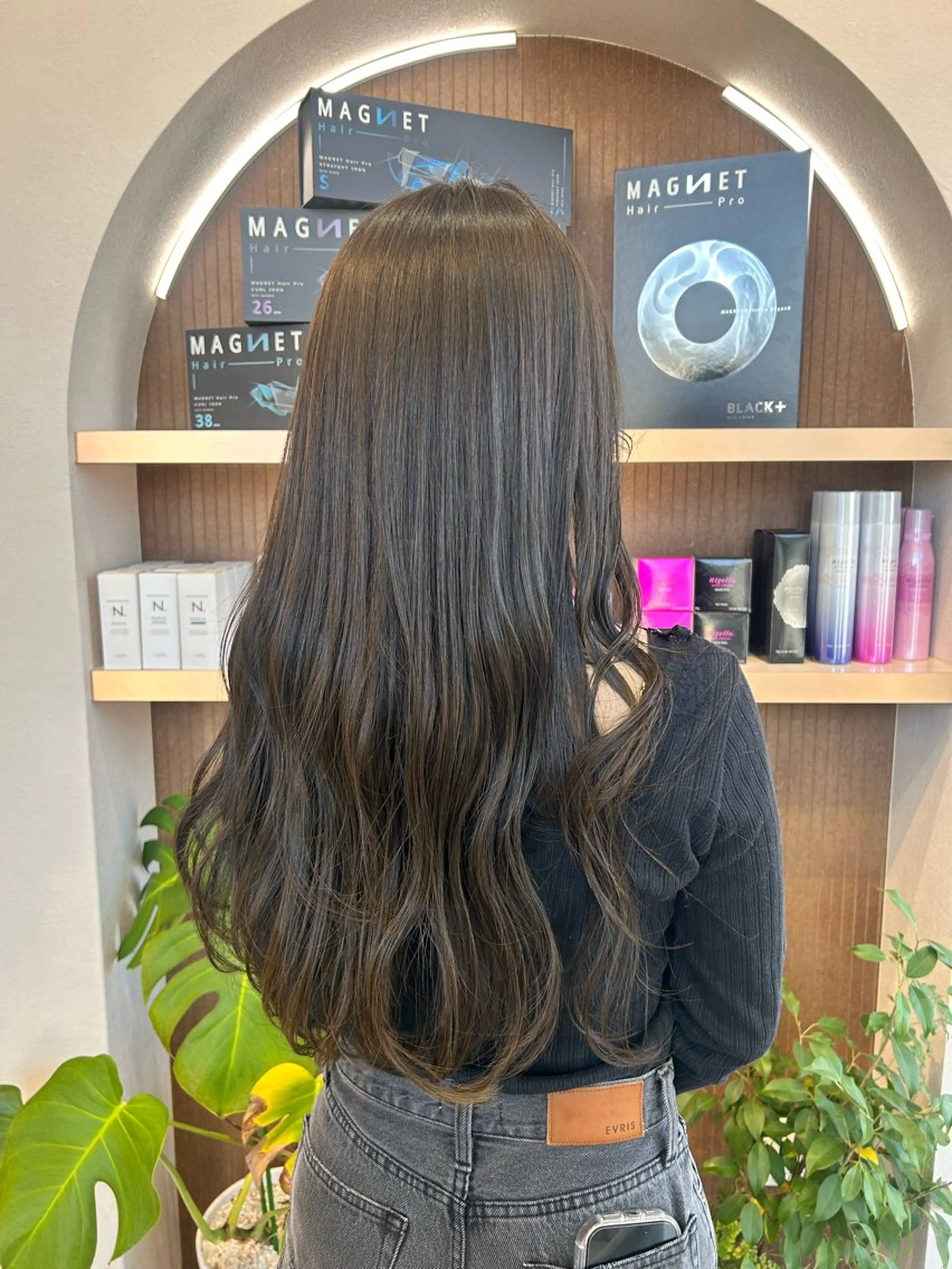 カラー ブリーチ グレージュ オレンジ カット ヘアカラー roan宗像店 Megumiのヘアスタイル