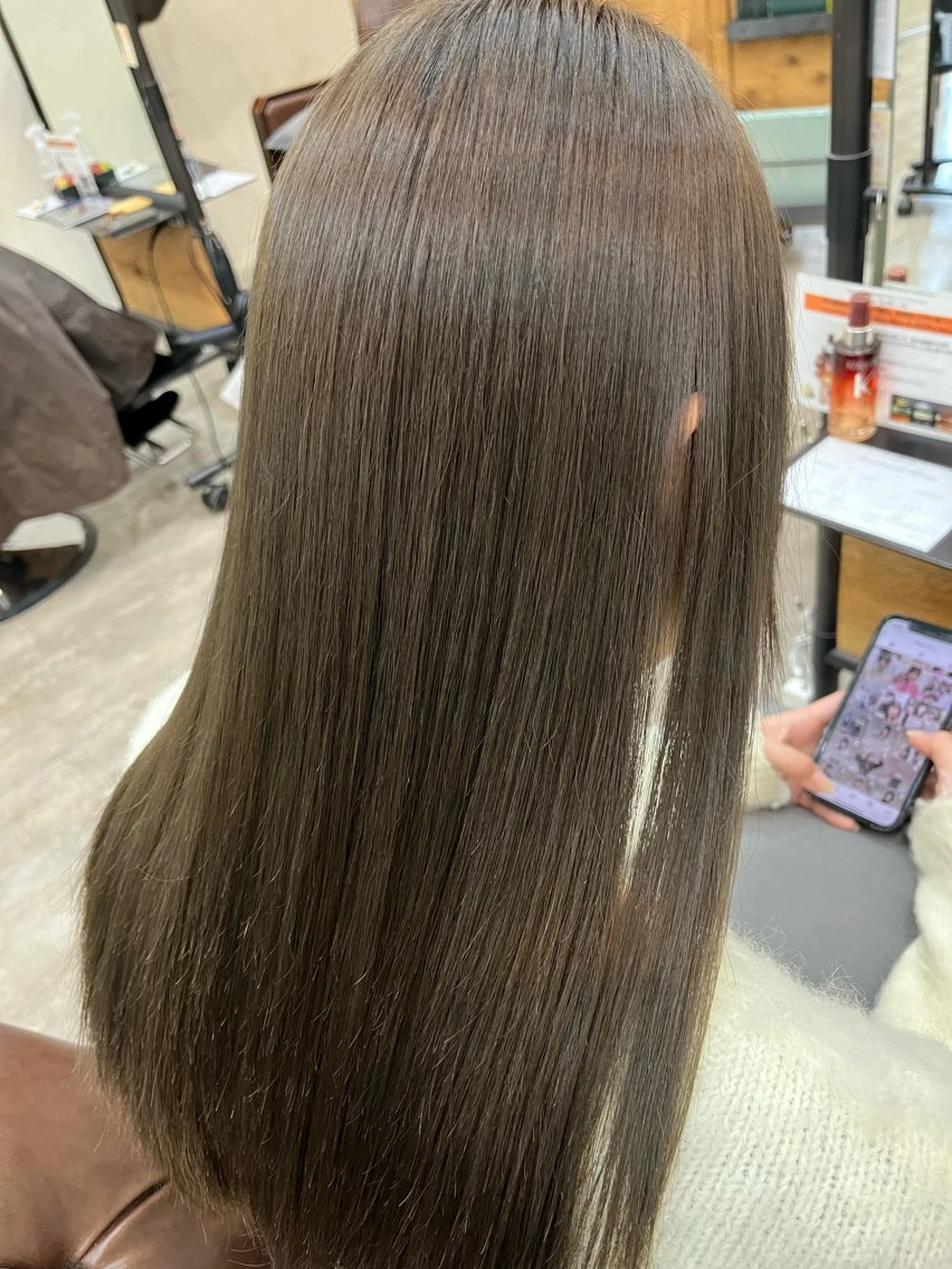 ロング カラー 艶髪矯正/髪質改善 カイトのヘアスタイル