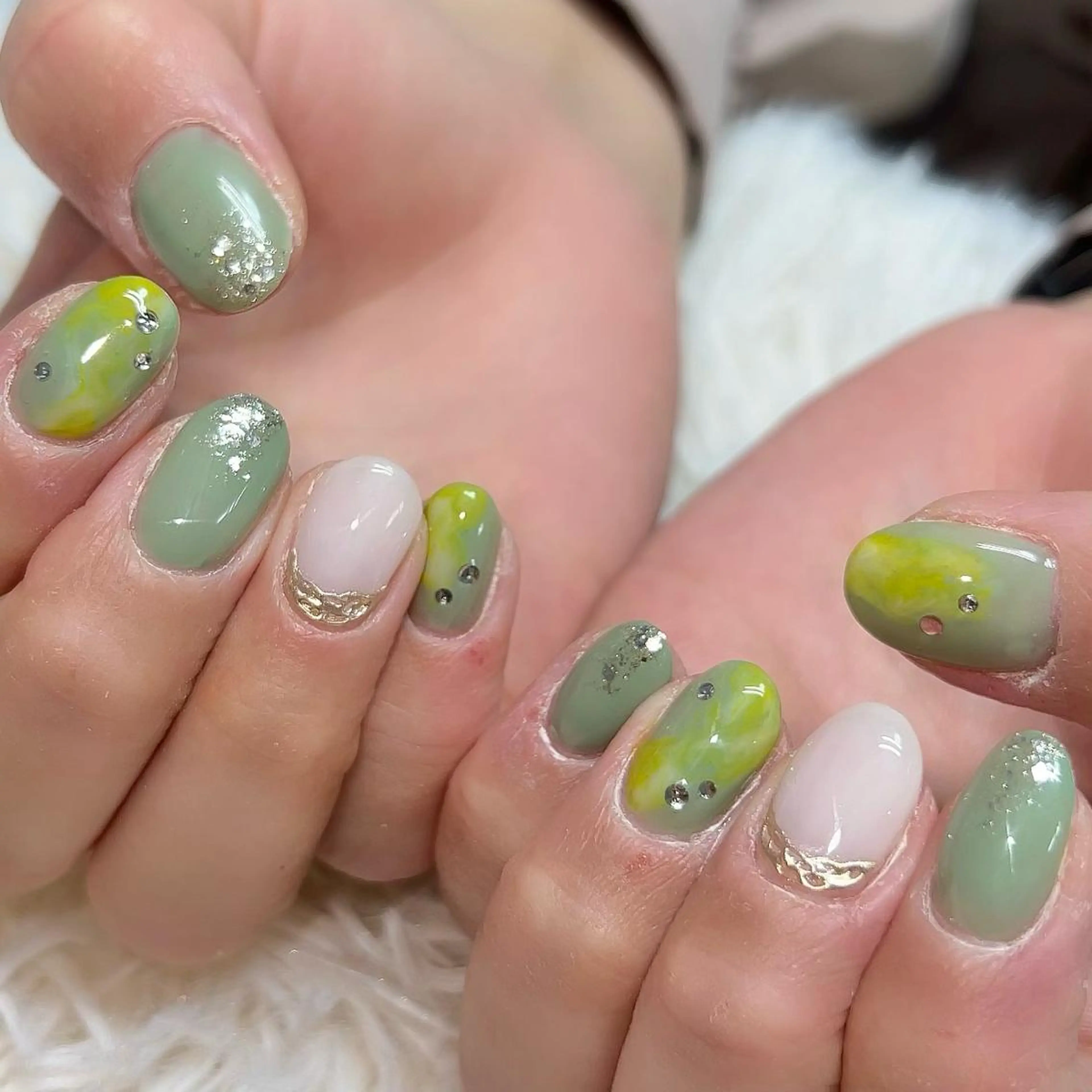 ネイル ハンドネイル 【Yappy🌈】 💖P-tanaのネイルデザイン