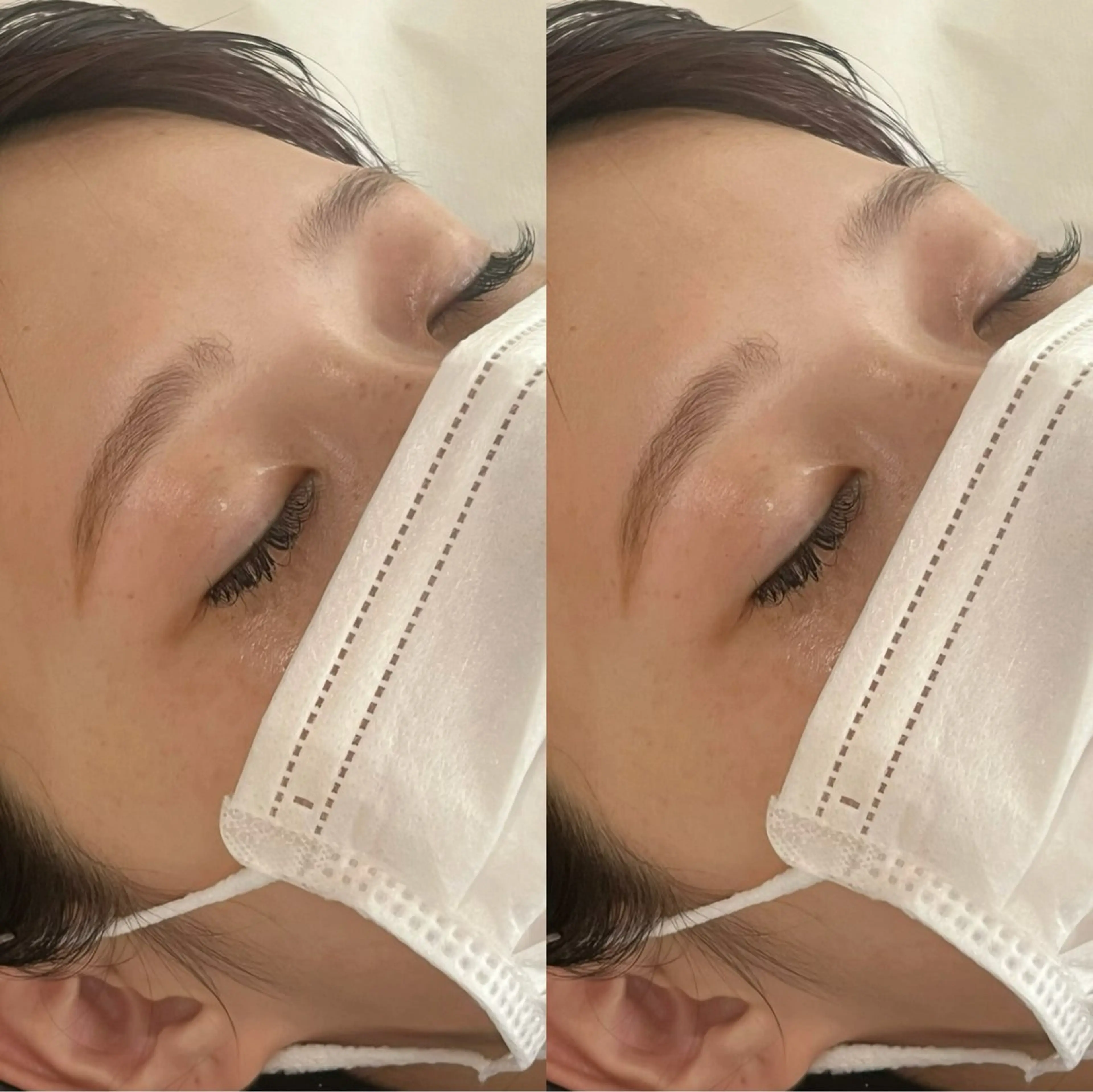 アイブロウ ハリウッドブロウリフト 喜友名 ウララのヘアスタイル