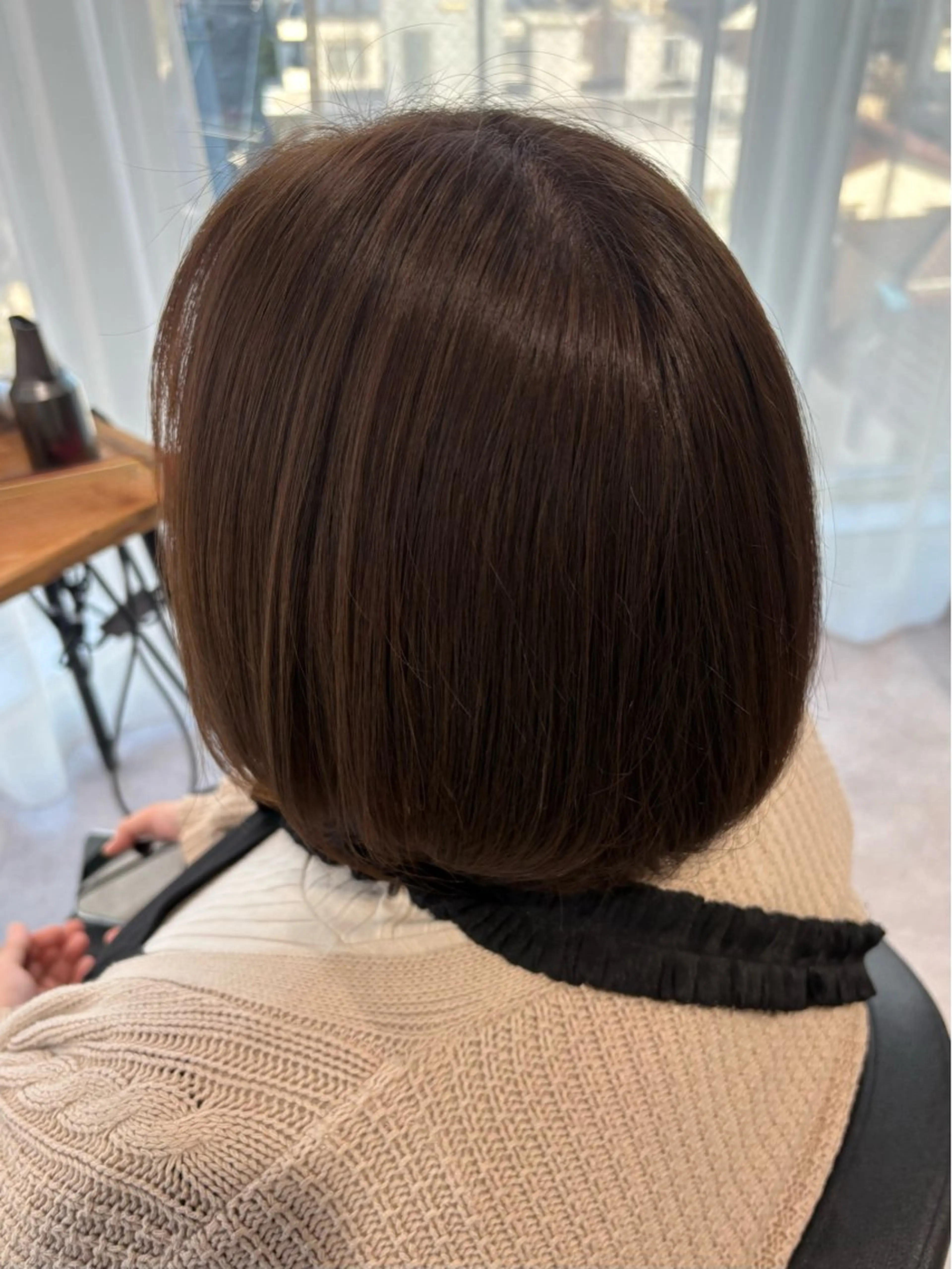カラー ブラウンカラー ヘアカラー aina / n.w.hのヘアスタイル