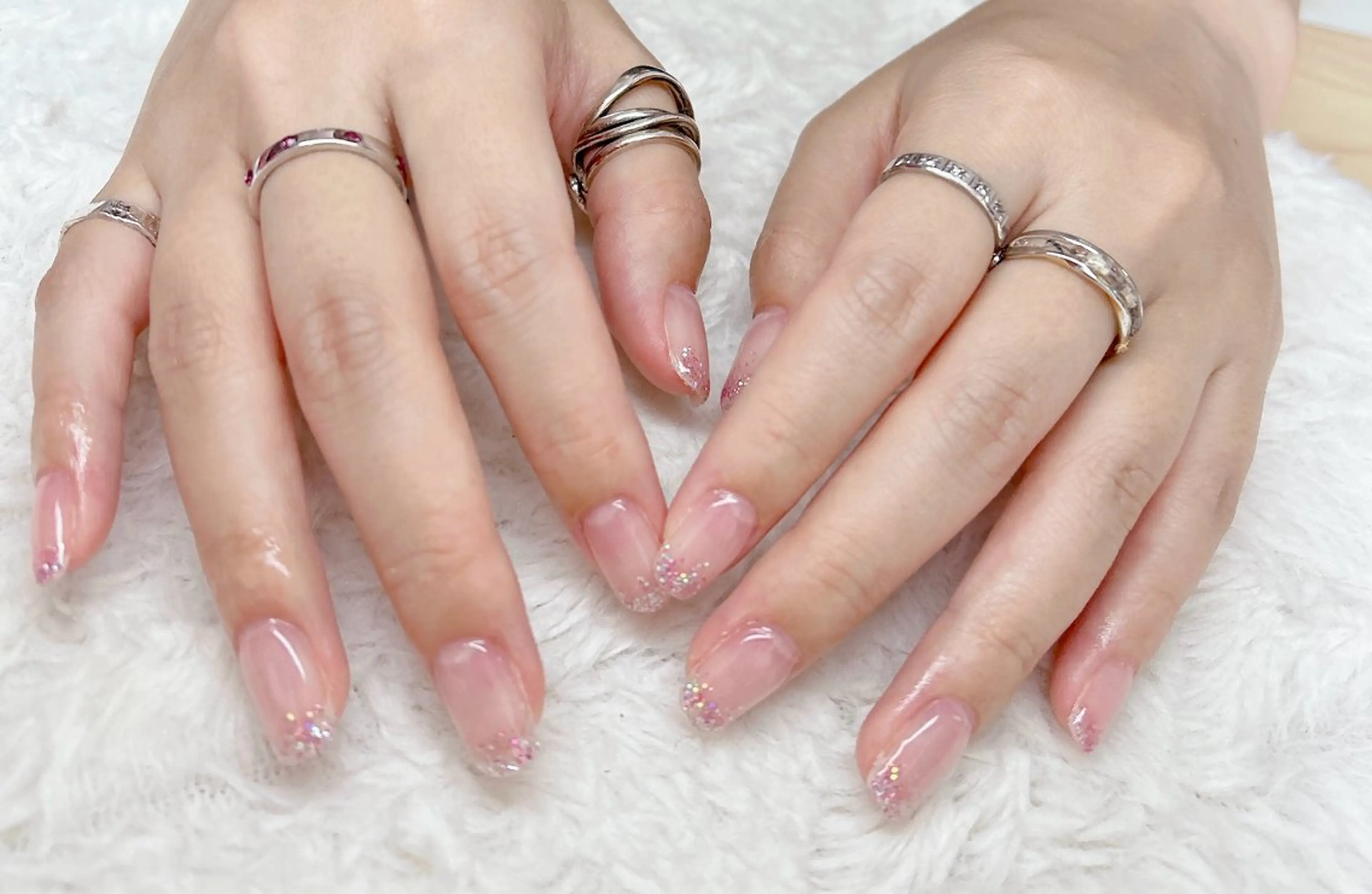 🤍ワンカラーorラメグラ💖の写真