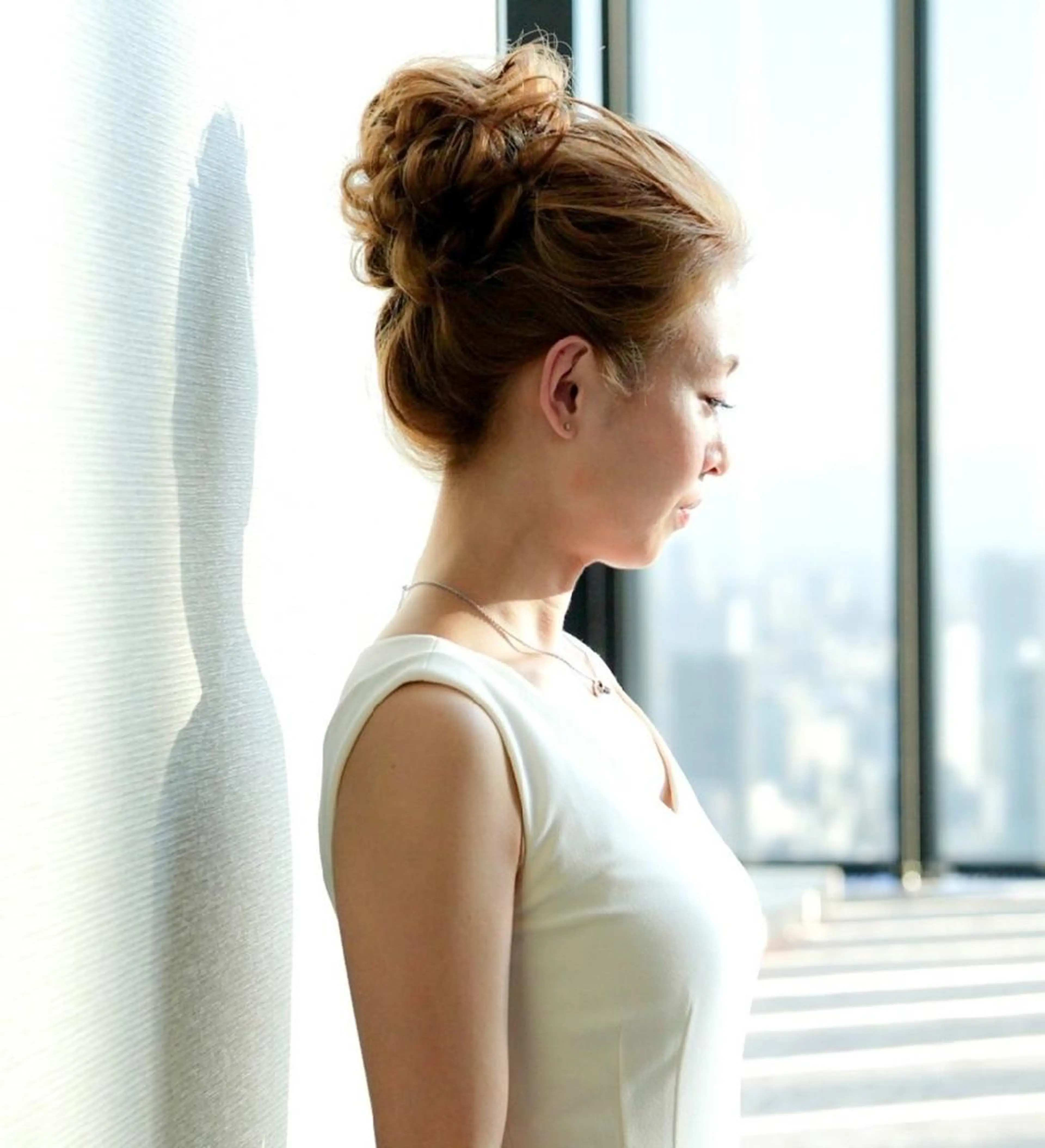 セミロング ヘアアレンジ 結婚式・ブライダル 浴衣 Rarely  beautyのヘアスタイル