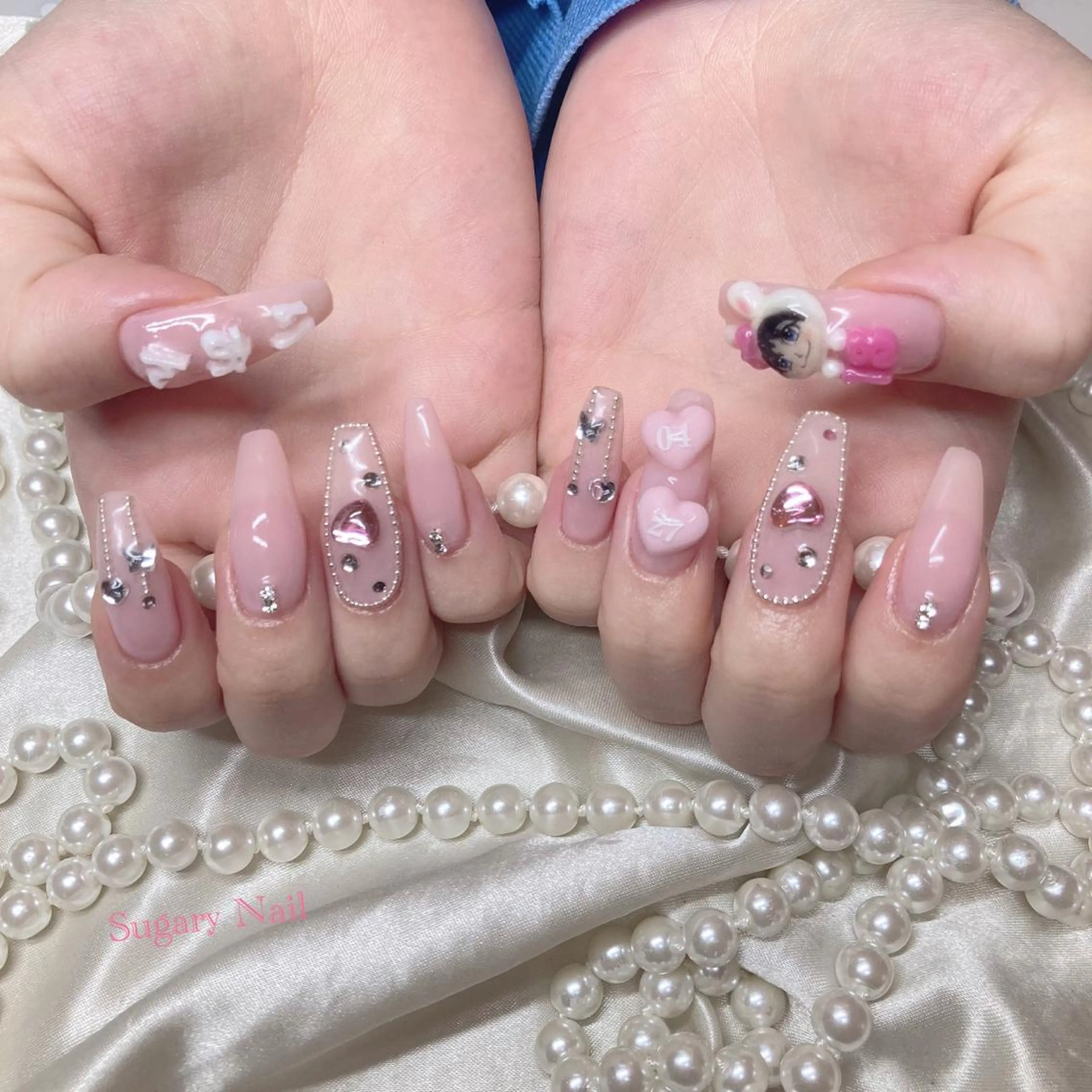 ネイル ハンドネイル フットネイル SugaryNail Rinaのネイルデザイン