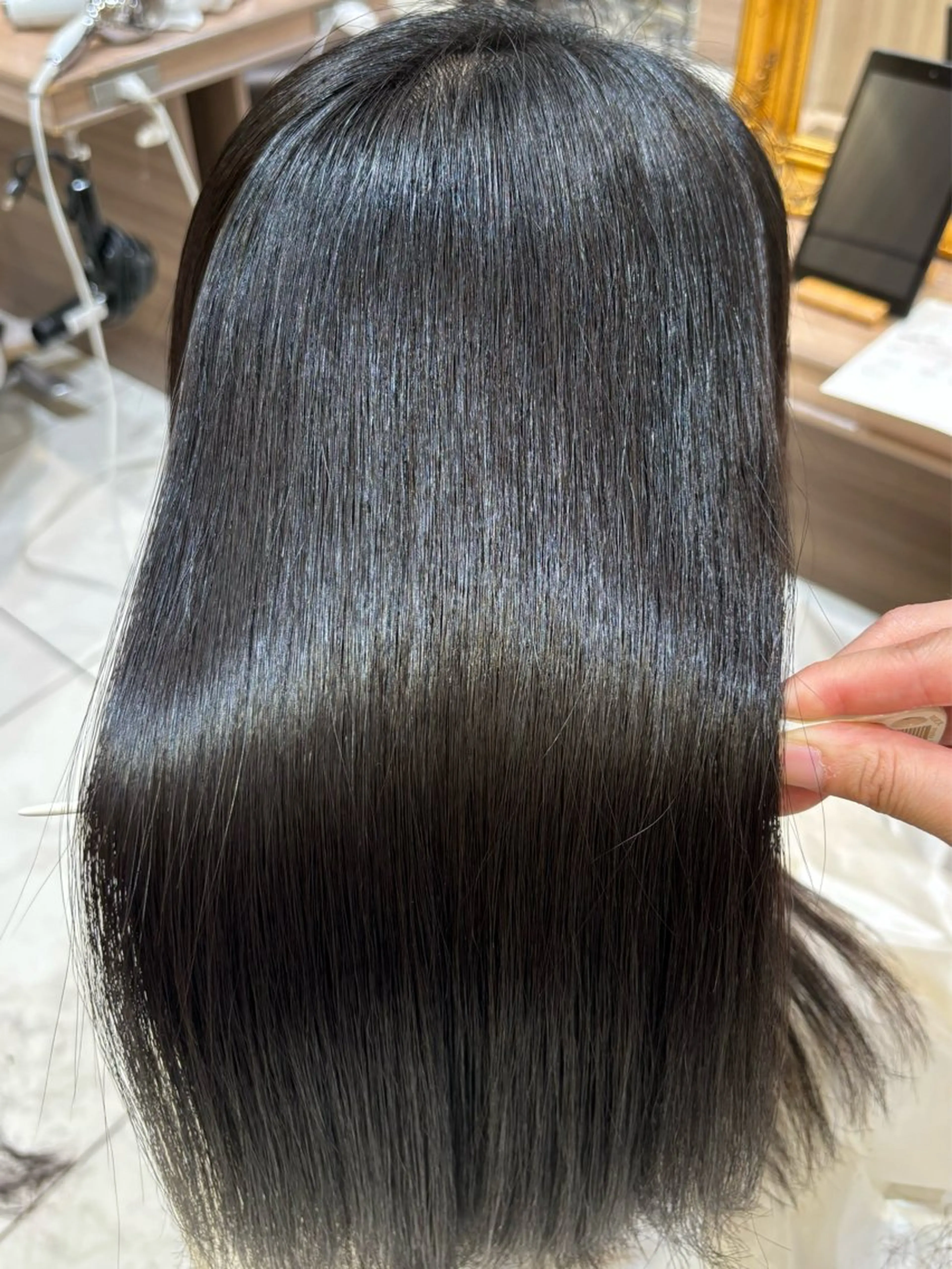 セミロング 縮毛矯正 縮毛矯正 🥀縮毛矯正🥀 川﨑和希のヘアスタイル